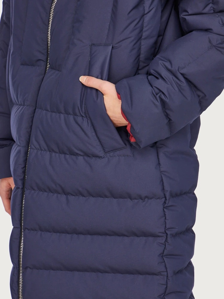 LONG QUILTED COAT - 4
