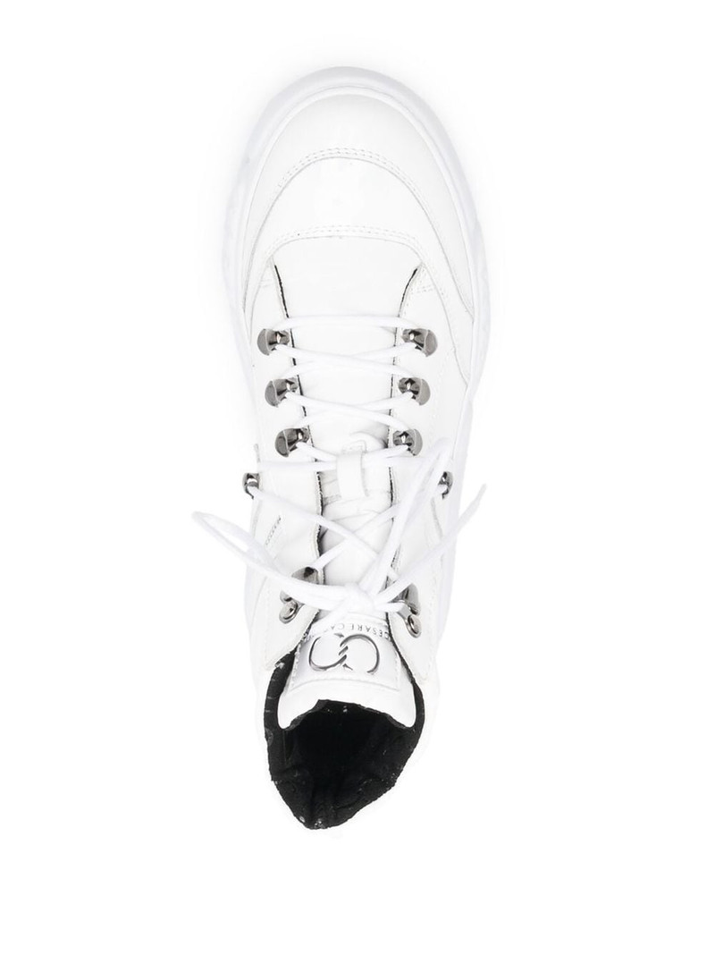 lace-up leather ankle boots 4