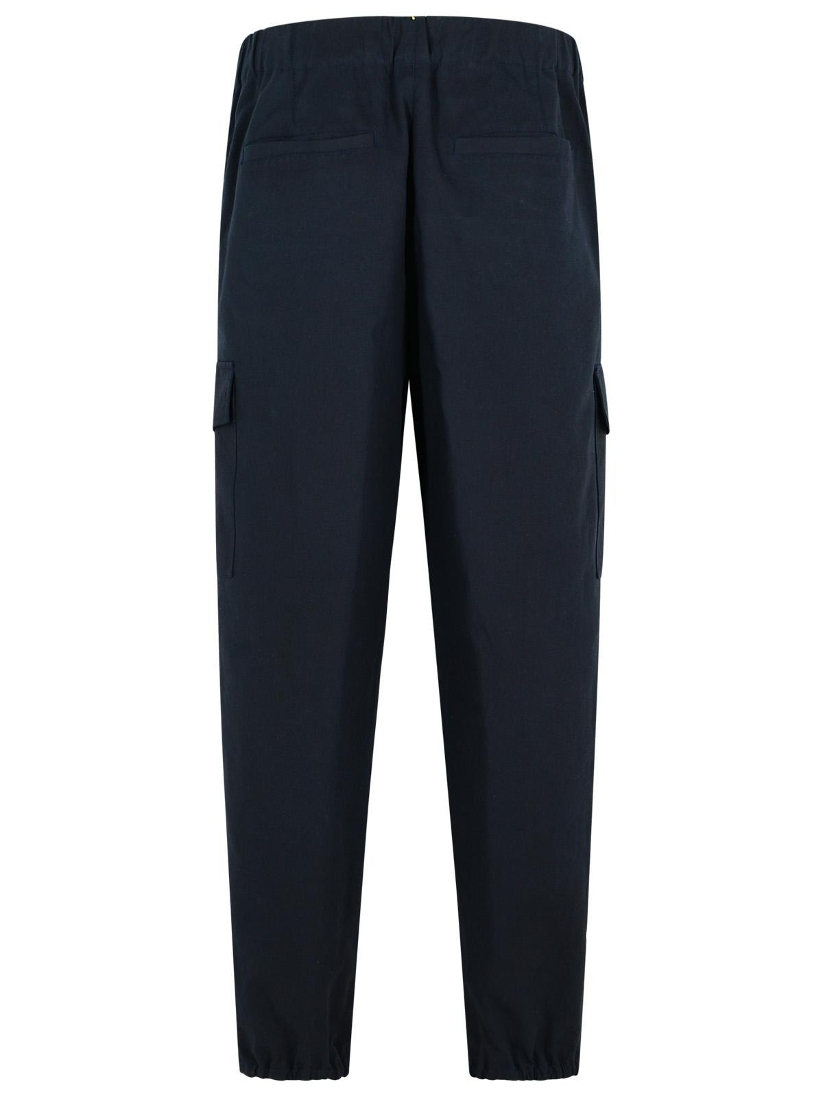 Dries Van Noten 'Pebb' Navy Cotton Pants Men - 3
