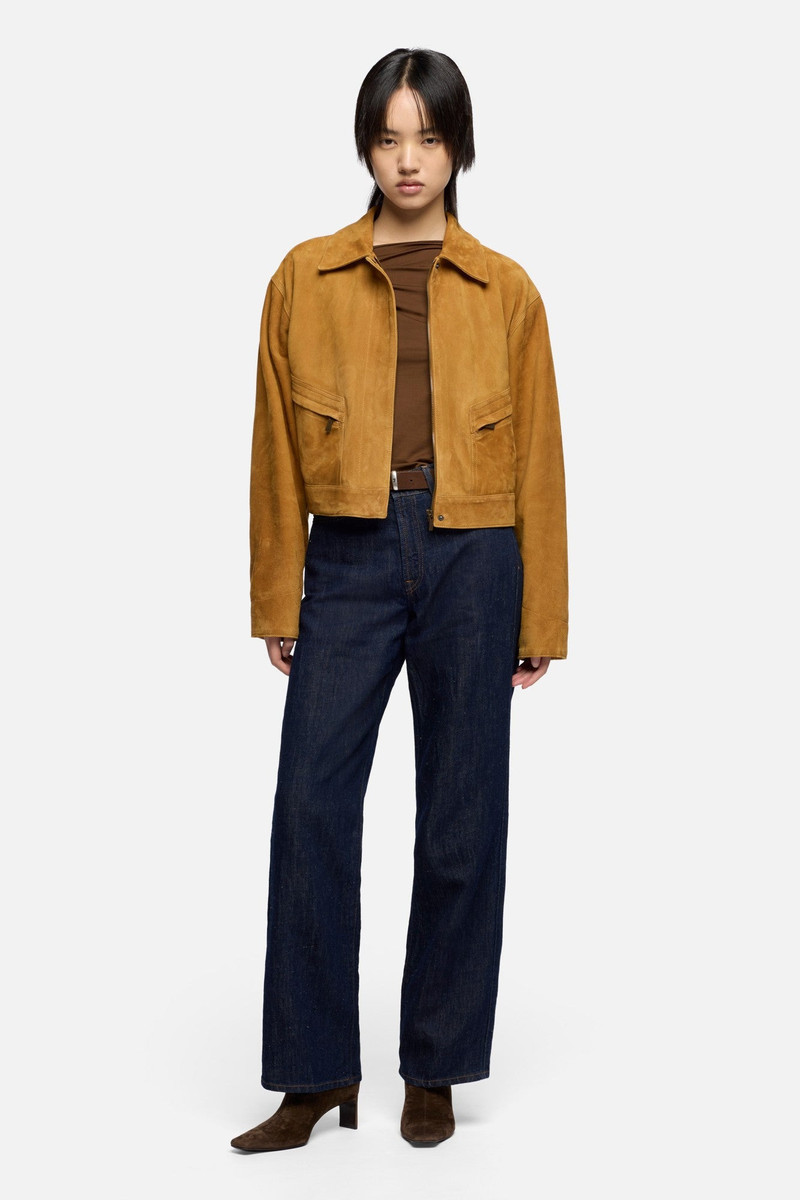 7 For All Mankind UTILITY JACKET in Suede Caramel outlook