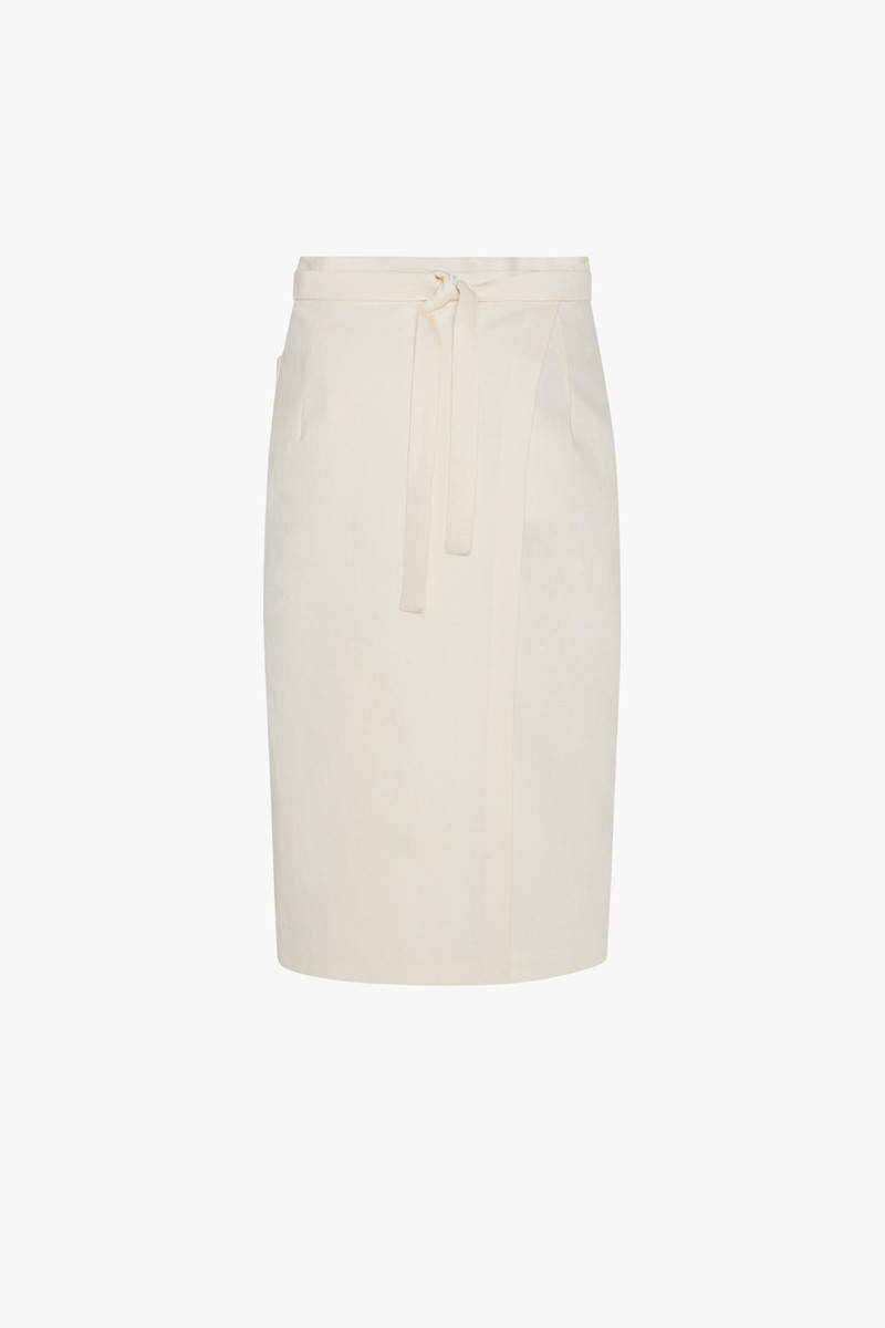 The Row Lulli Skirt in Linen outlook