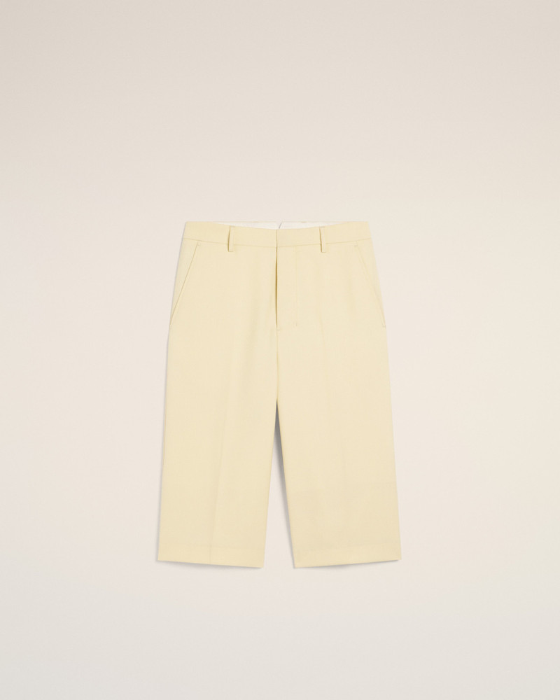 AMI Paris YELLOW WOOL WIDE BERMUDA outlook