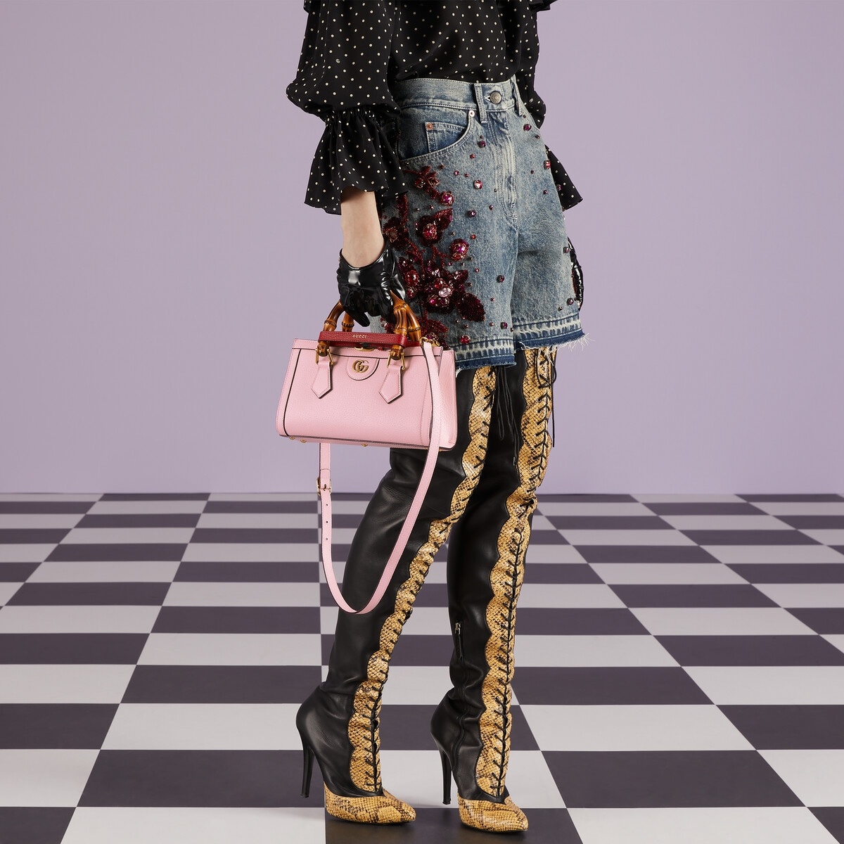 Gucci Diana small shoulder bag - 4