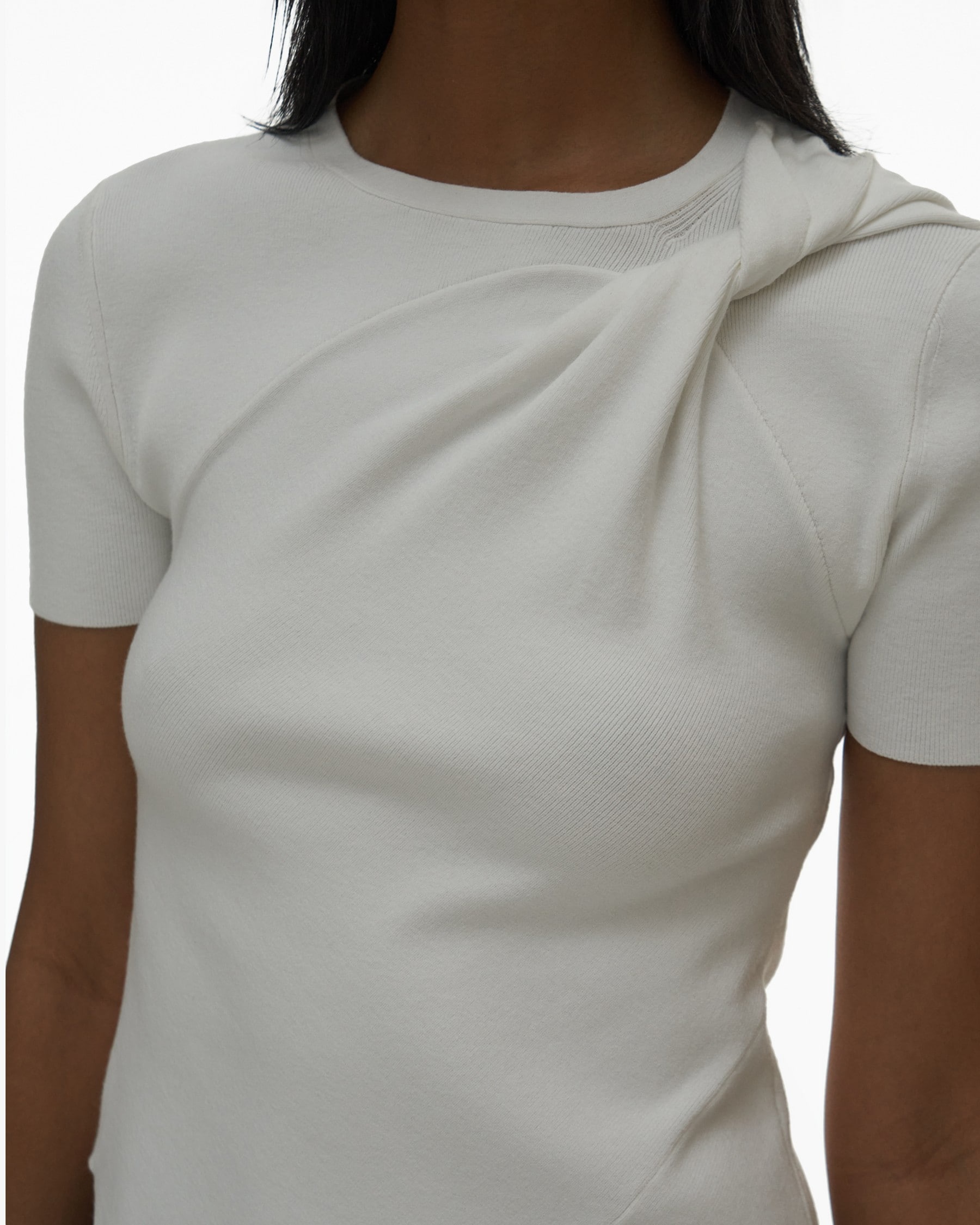 TWISTED ASYMMETRIC TEE - 6