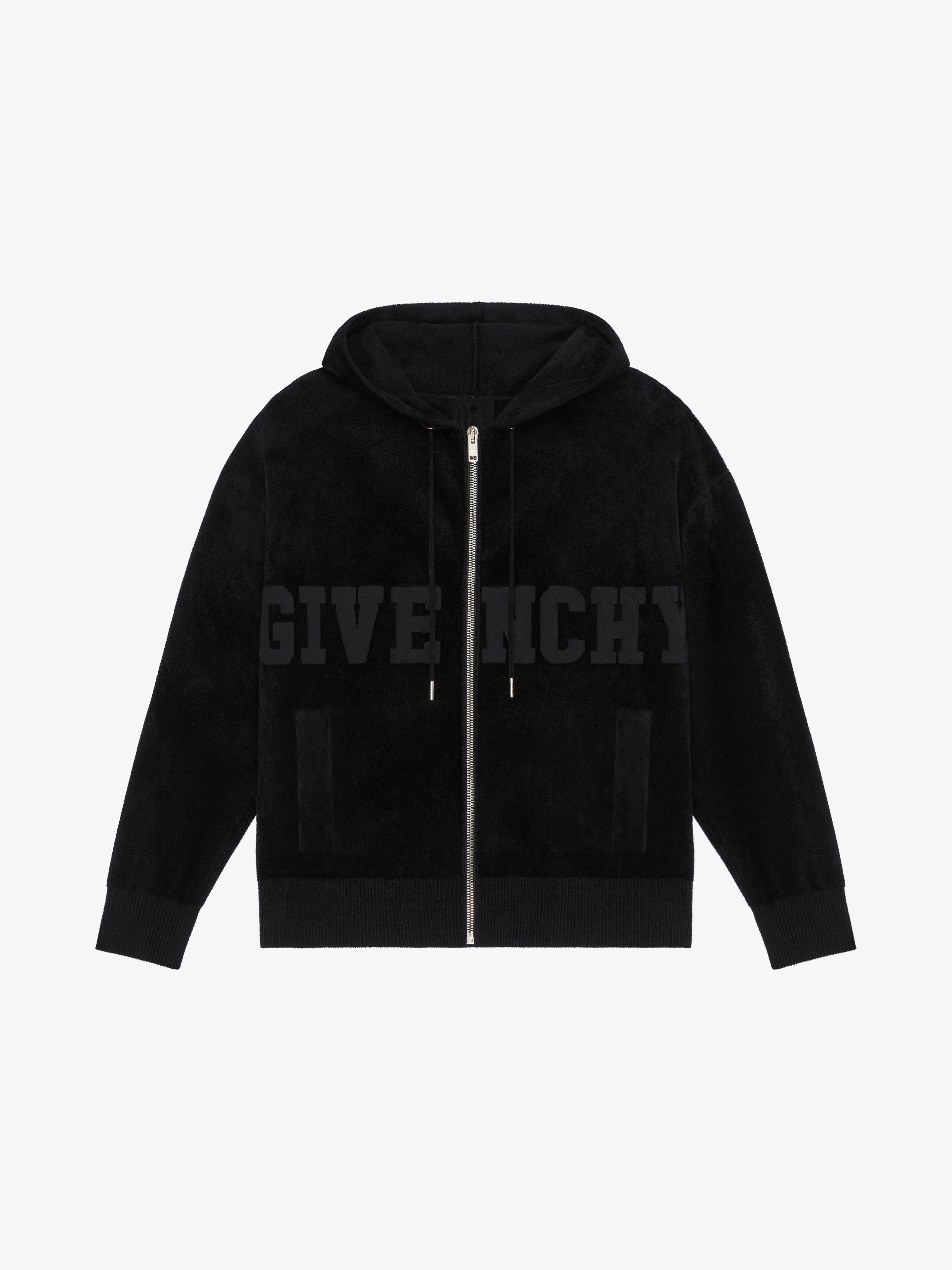 GIVENCHY VELVET HOODED JACKET - 1