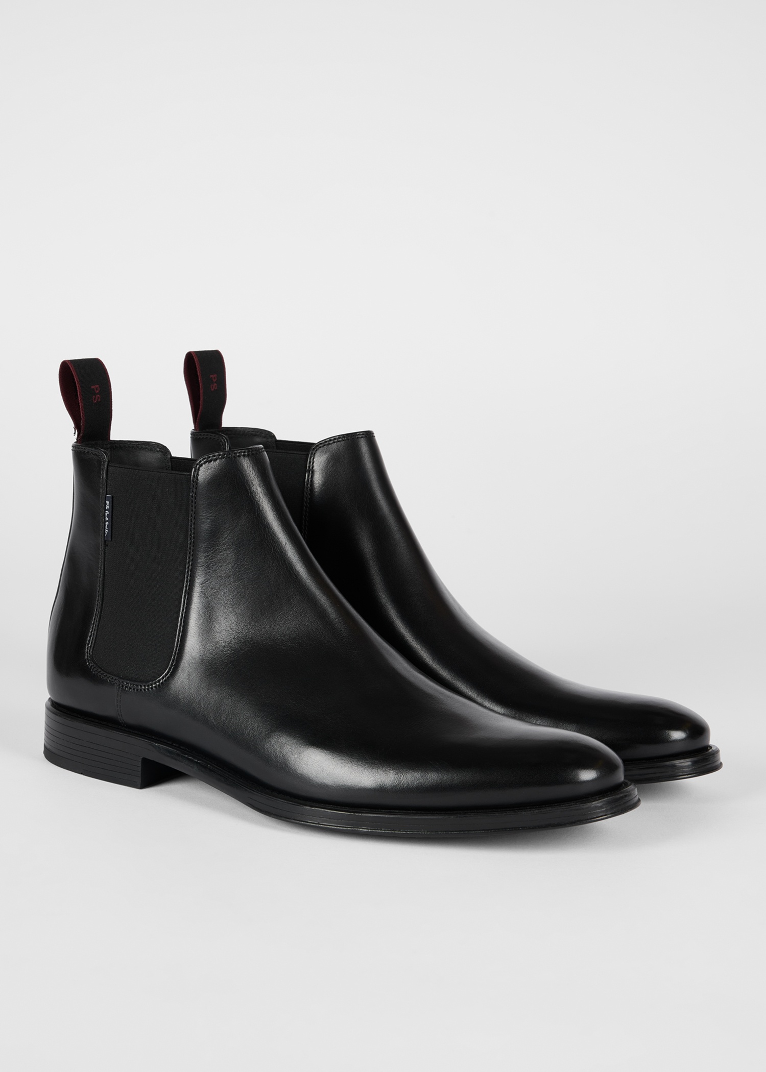 Black Leather 'Augustus' Boots - 4