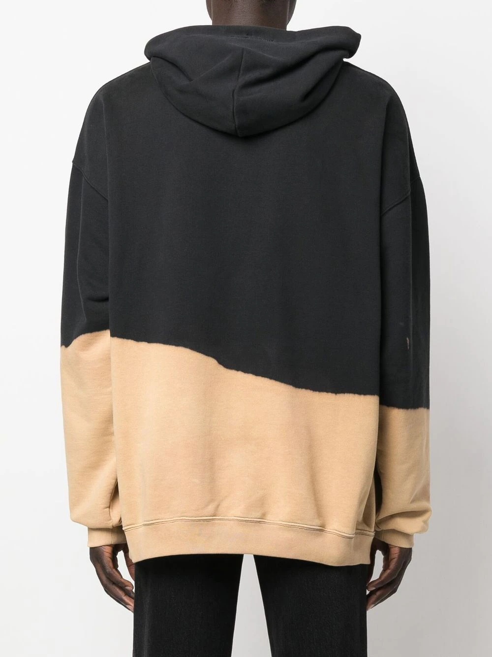 bleached-effect oversized hoodie - 4