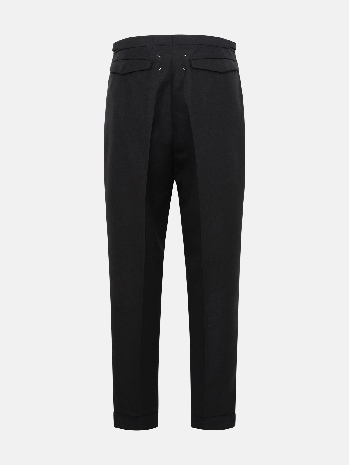 Black wool trousers - 3