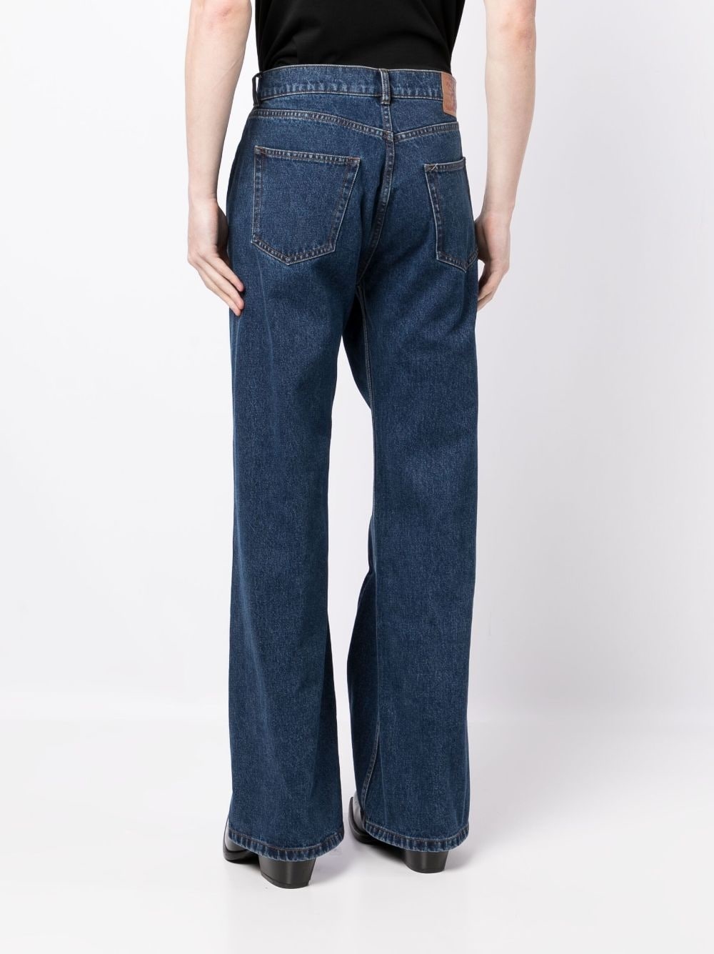 Wire wide-leg cotton jeans - 5