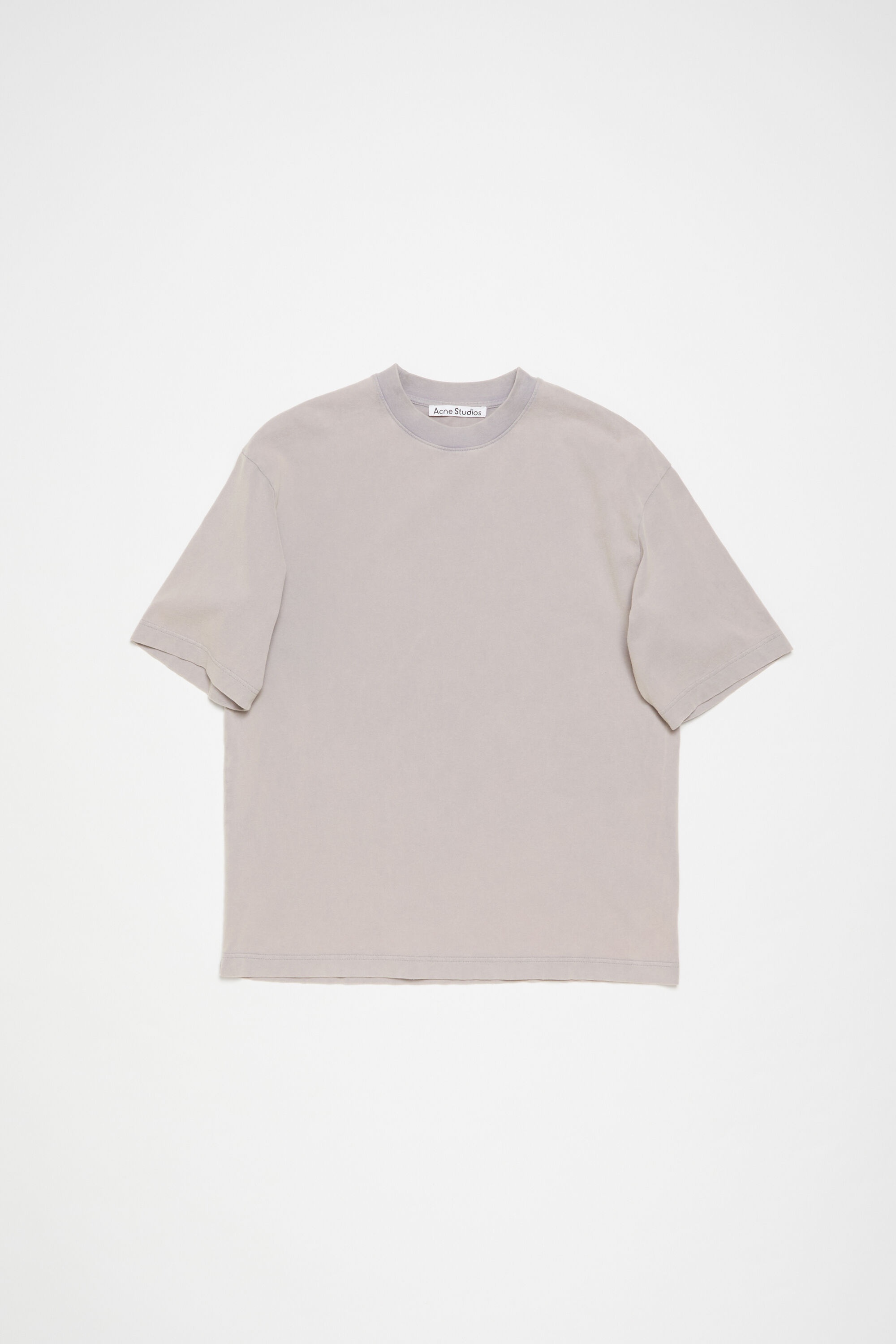 Crew neck t-shirt - Relaxed unisex fit - Dusty purple - 1