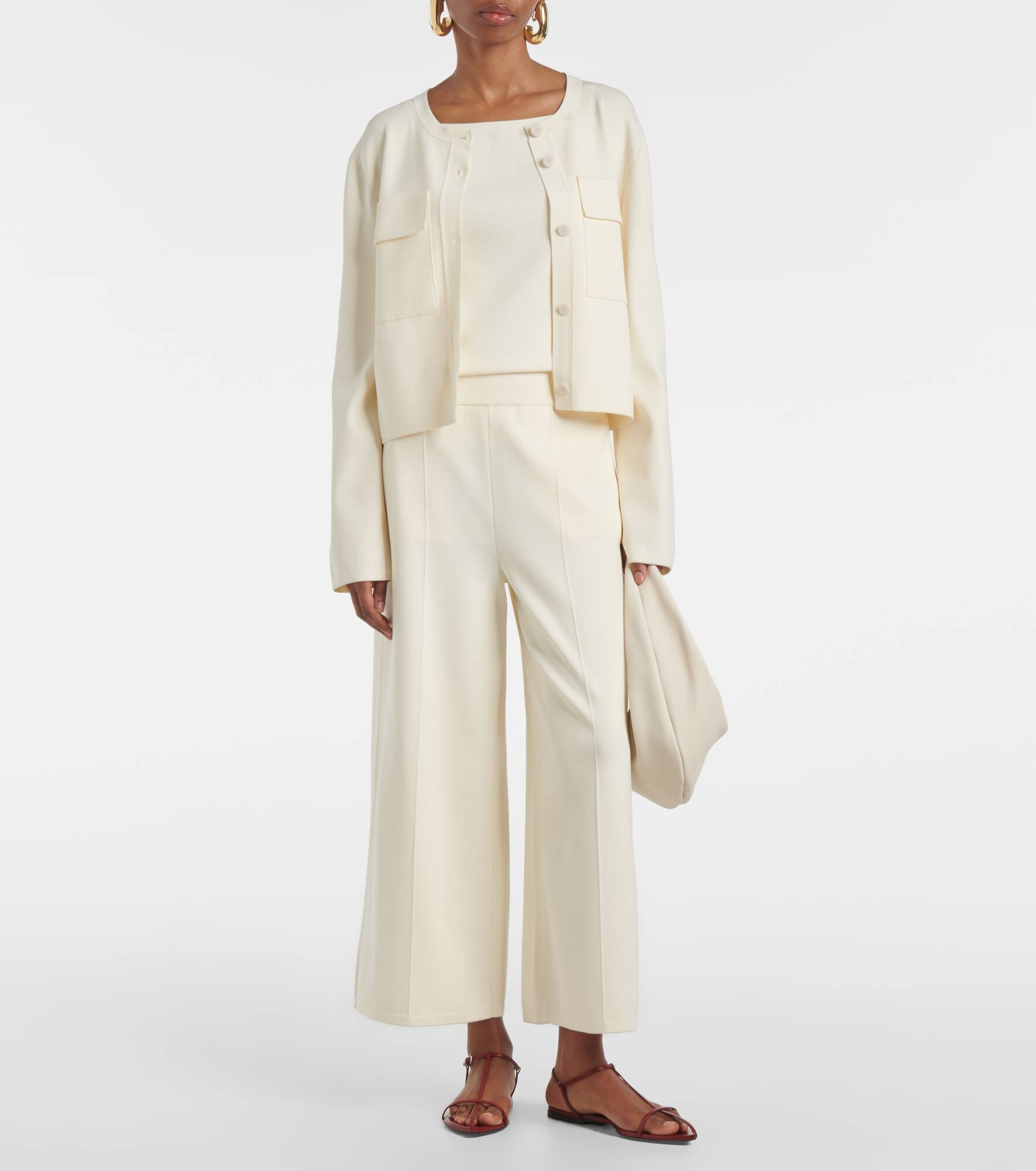 High-rise wide-leg pants - 2