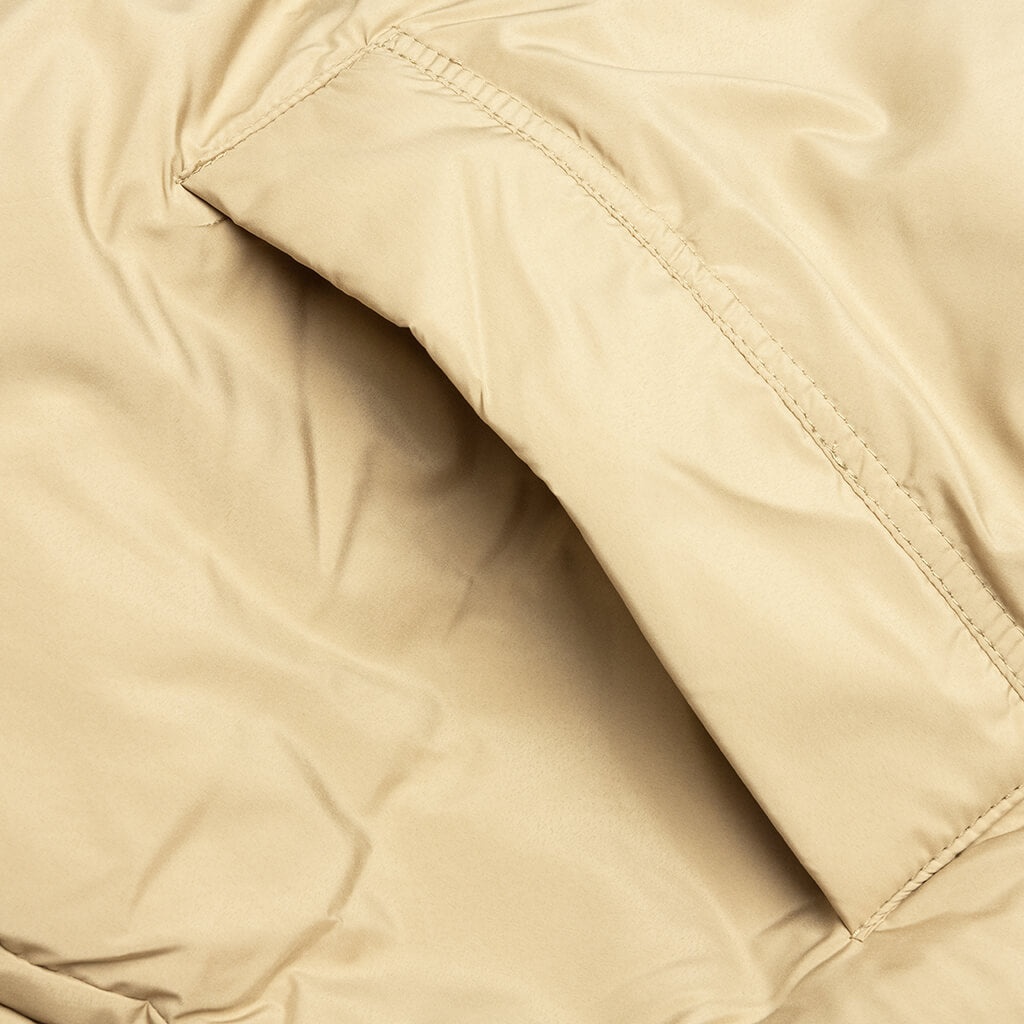 FEAR OF GOD ESSENTIALS QUILTED PULLOVER - OAK - 3
