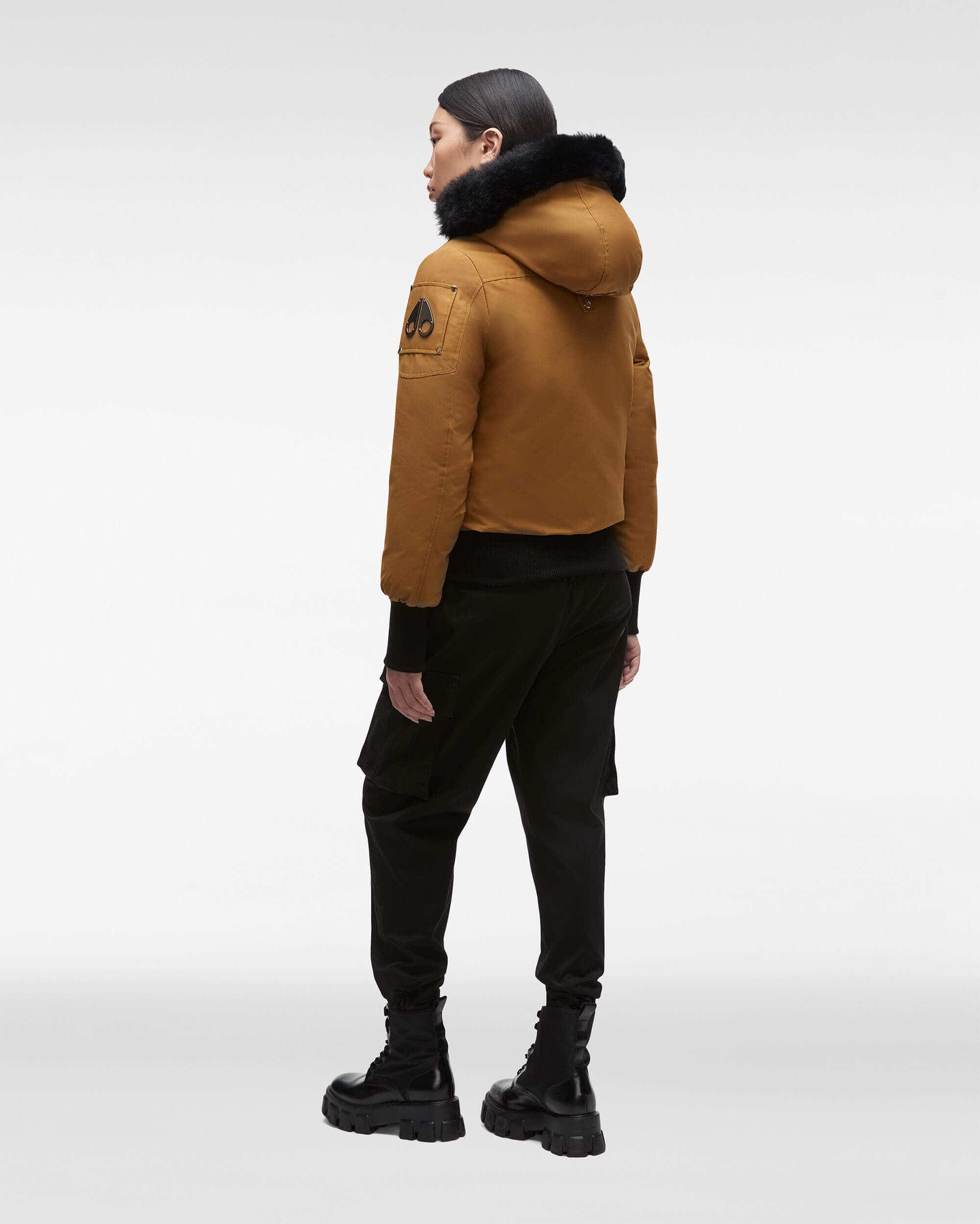 ORGINAL DEBBIE SHEARLING BOMBER JACKET - 3