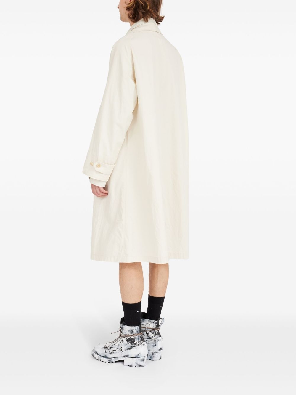 layered trench coat - 6