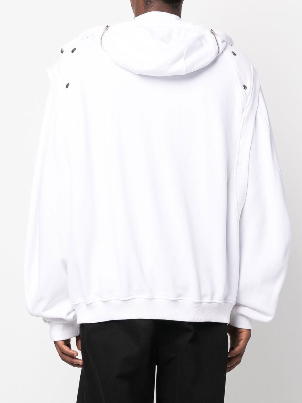Star zip-fastening hoodie - 4
