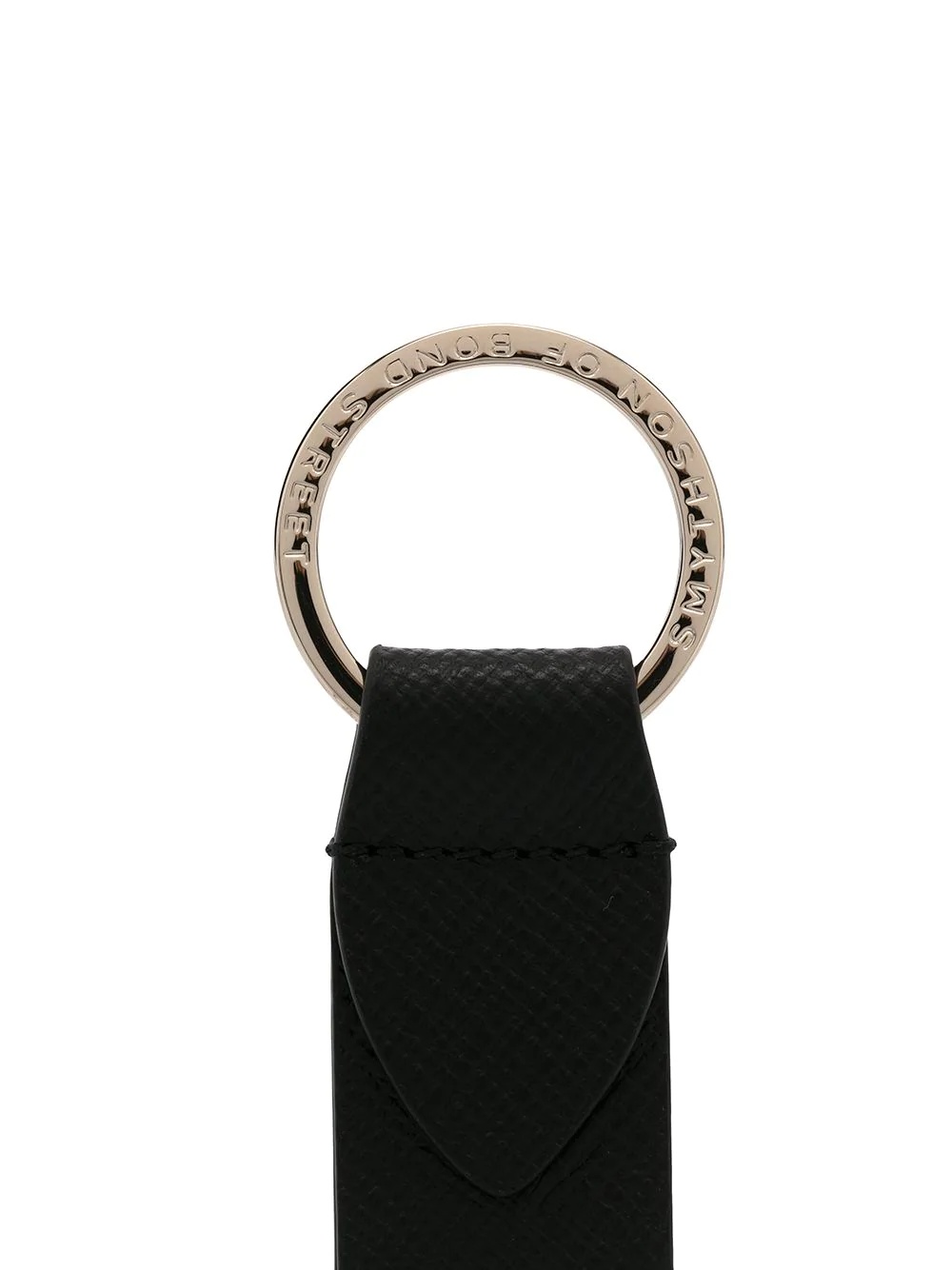 Panama leather strap keyring - 2