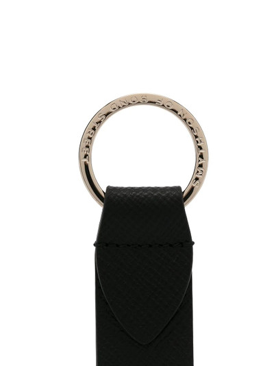 Smythson Panama leather strap keyring outlook