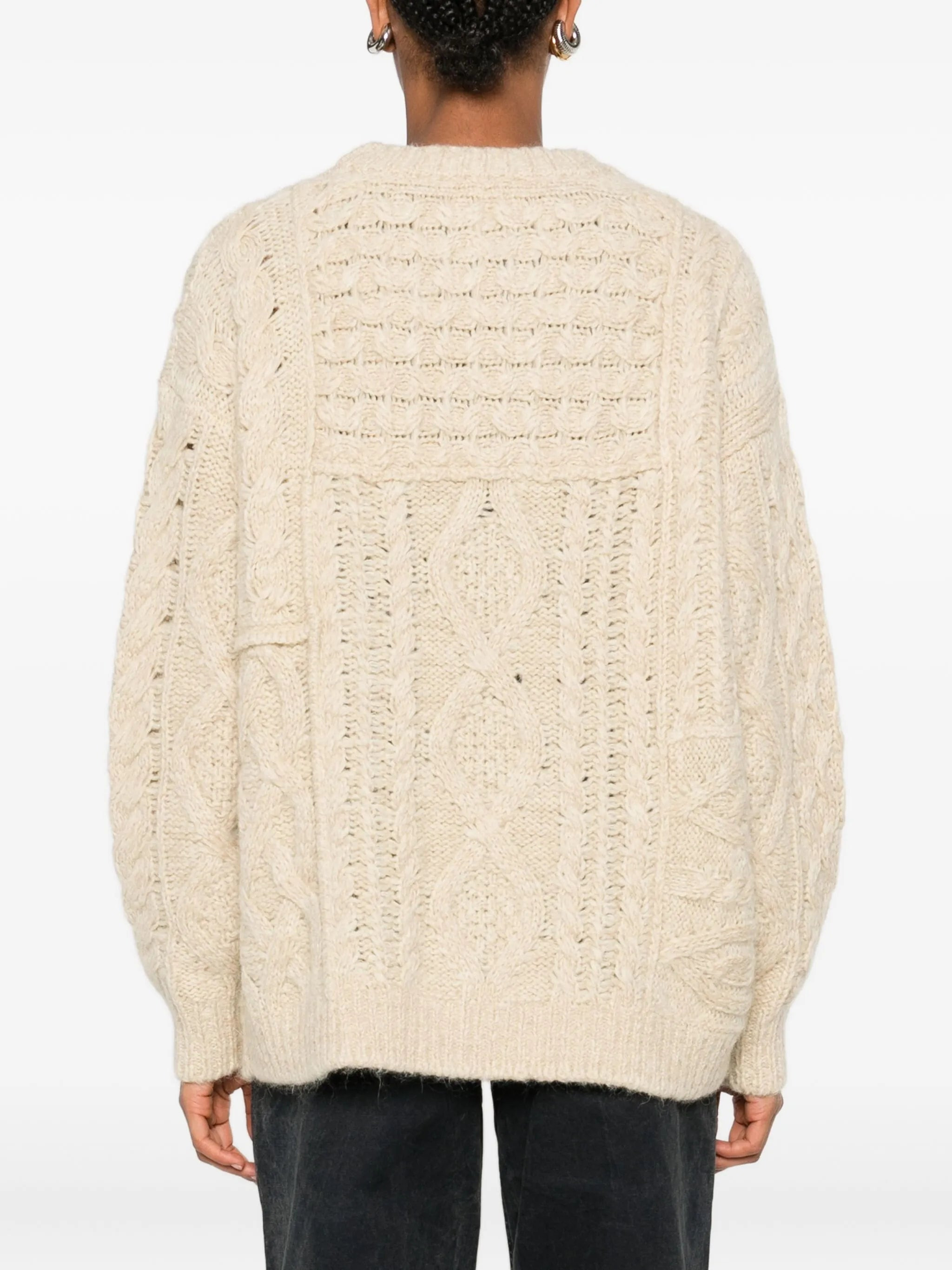 Marant Étoile Cable-knit Crew-neck Sweater - 2