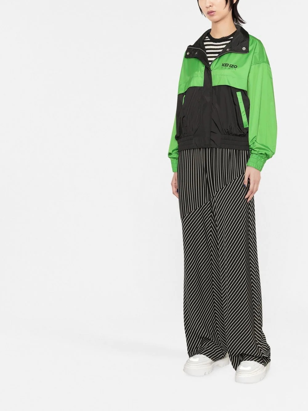 logo hooded jacket - 2