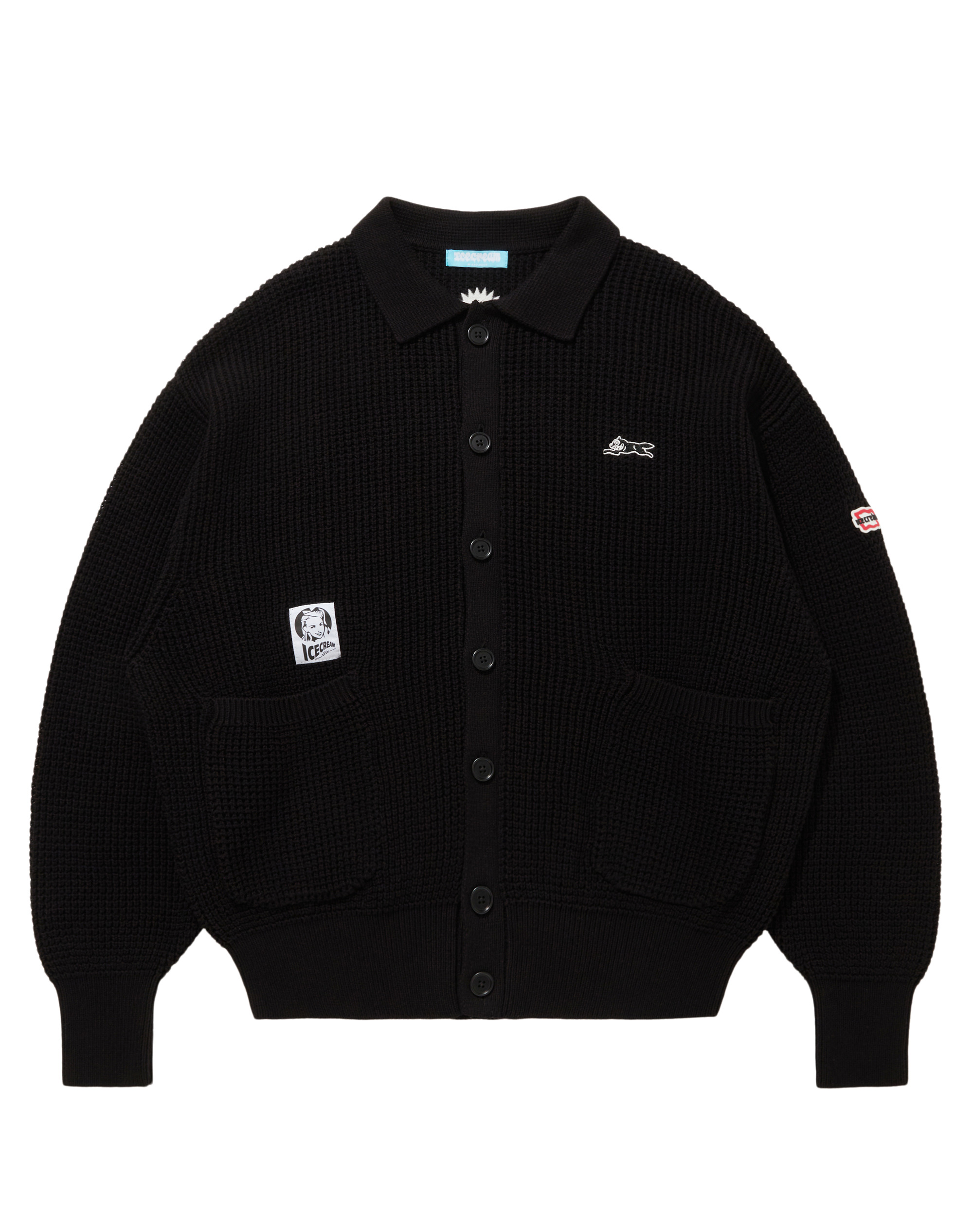 WAFFLE CARDIGAN - 1