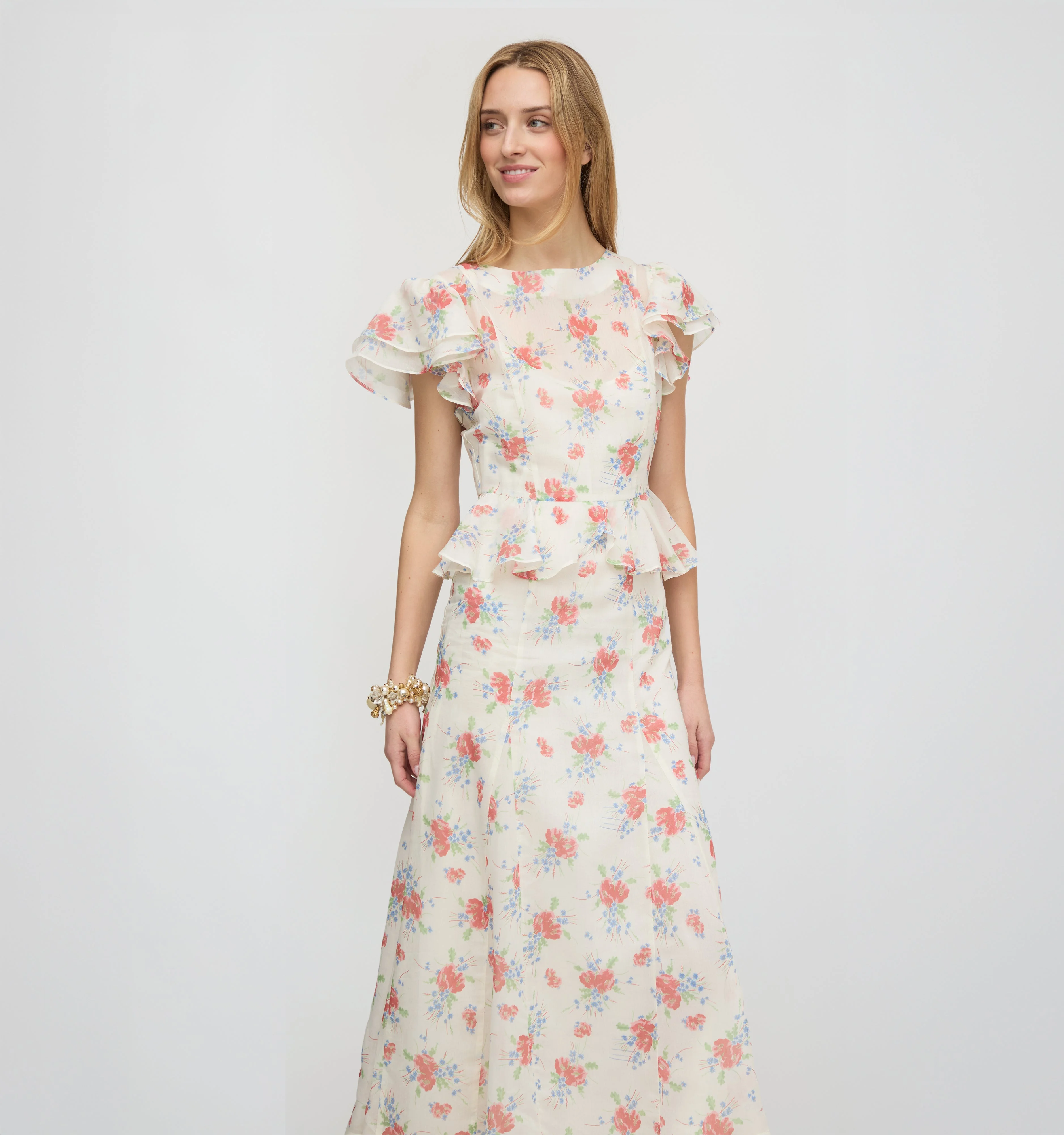 The Halston Dress - Sunburst Blossoms - 1
