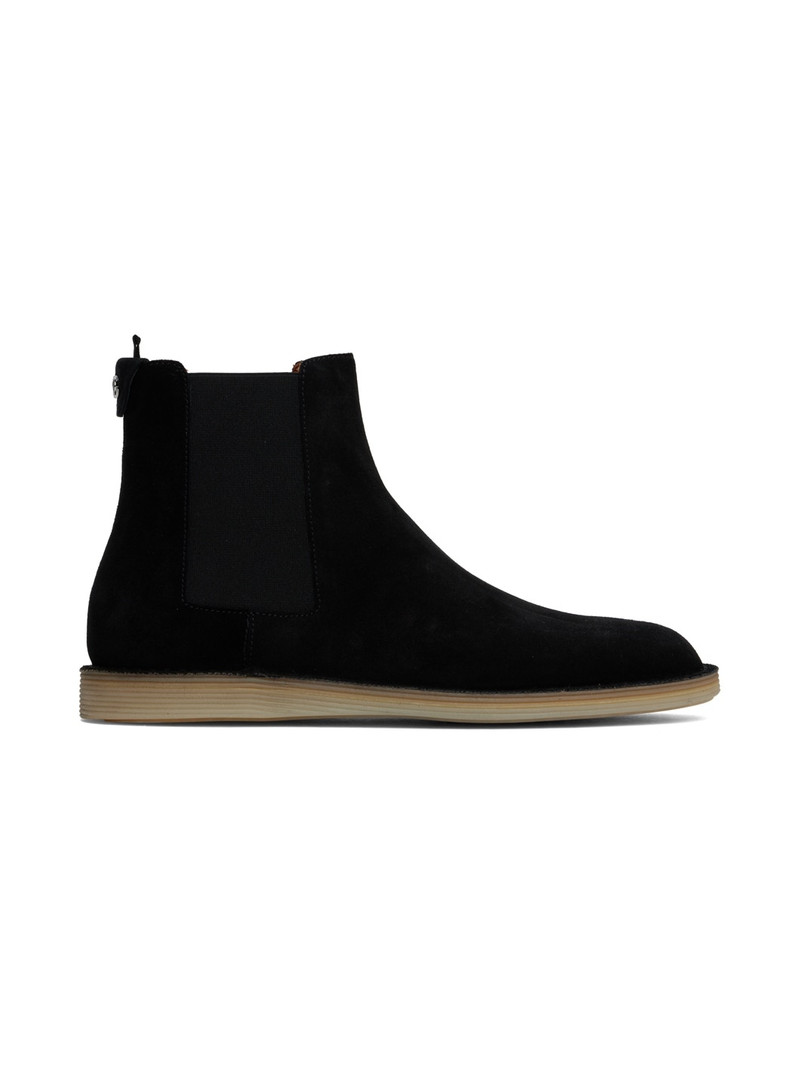 Black Florio Ideal Suede Chelsea Boots 1