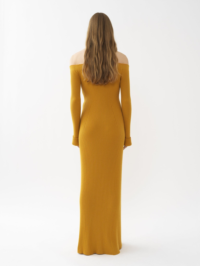 FITTED OFF-THE-SHOULDER DRESS 3