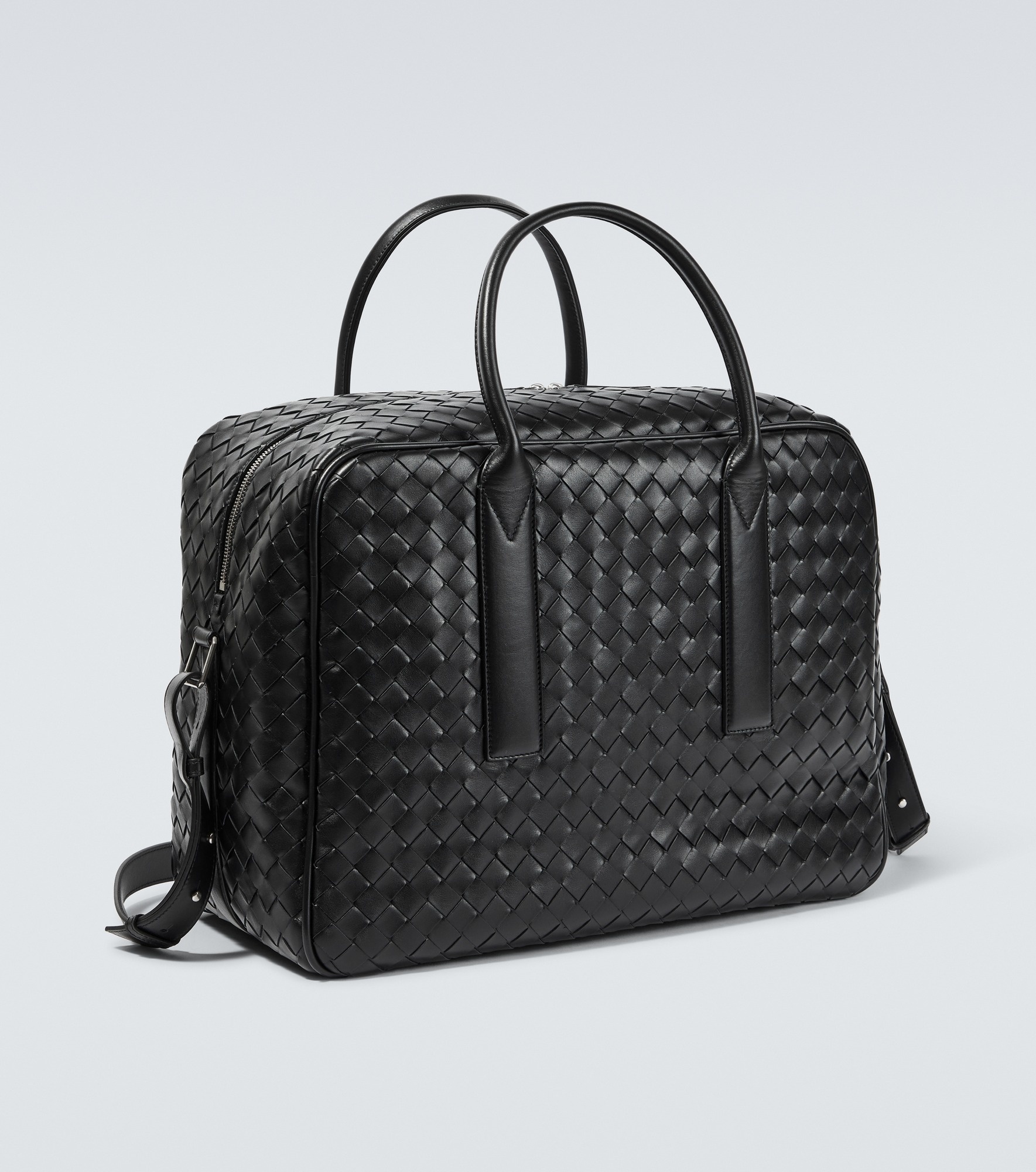 Intrecciato leather briefcase - 3
