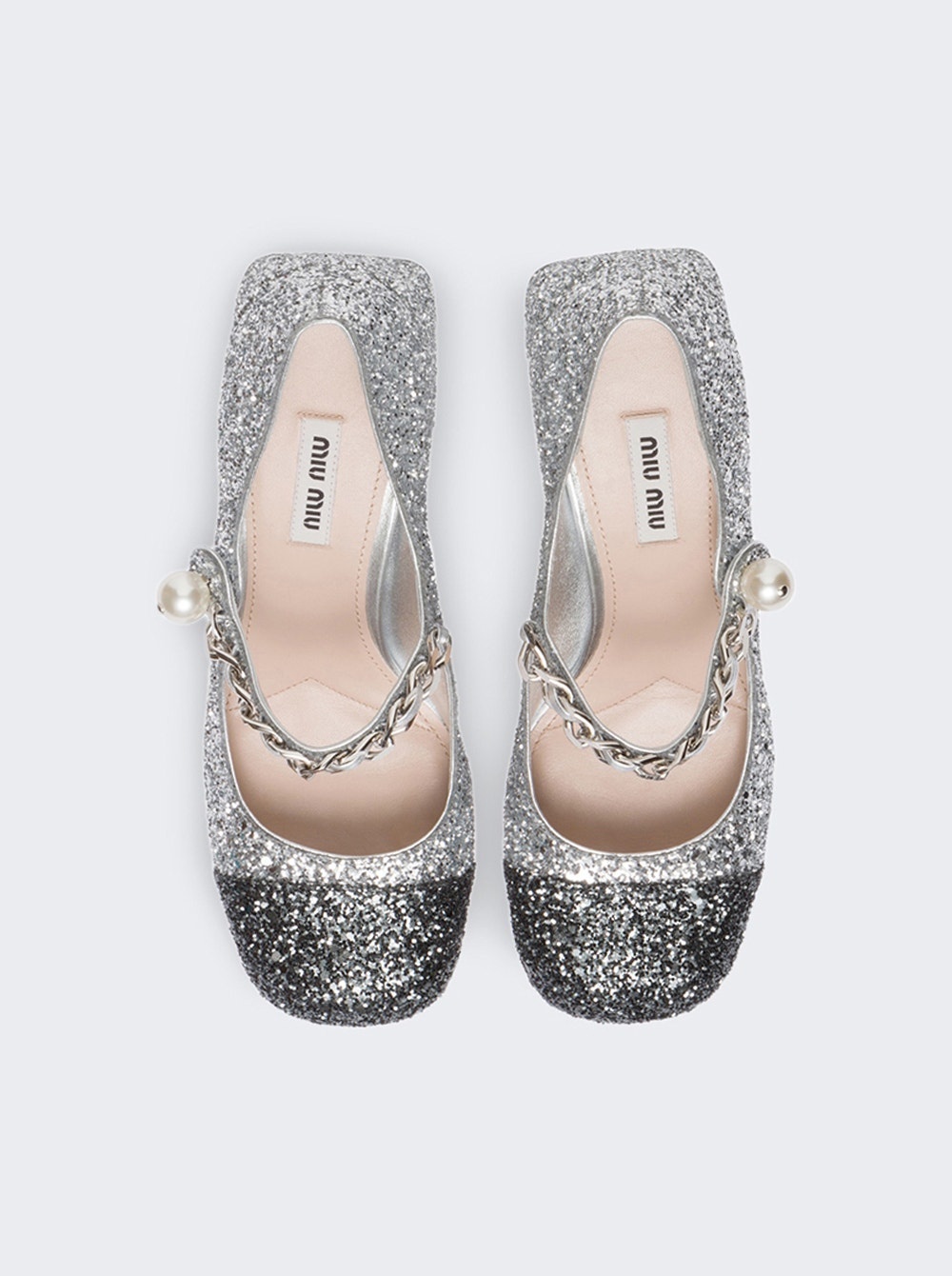 Glitter Pumps Argento - 4