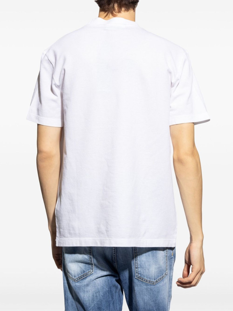 logo-appliquÃ©d cotton T-shirt 4