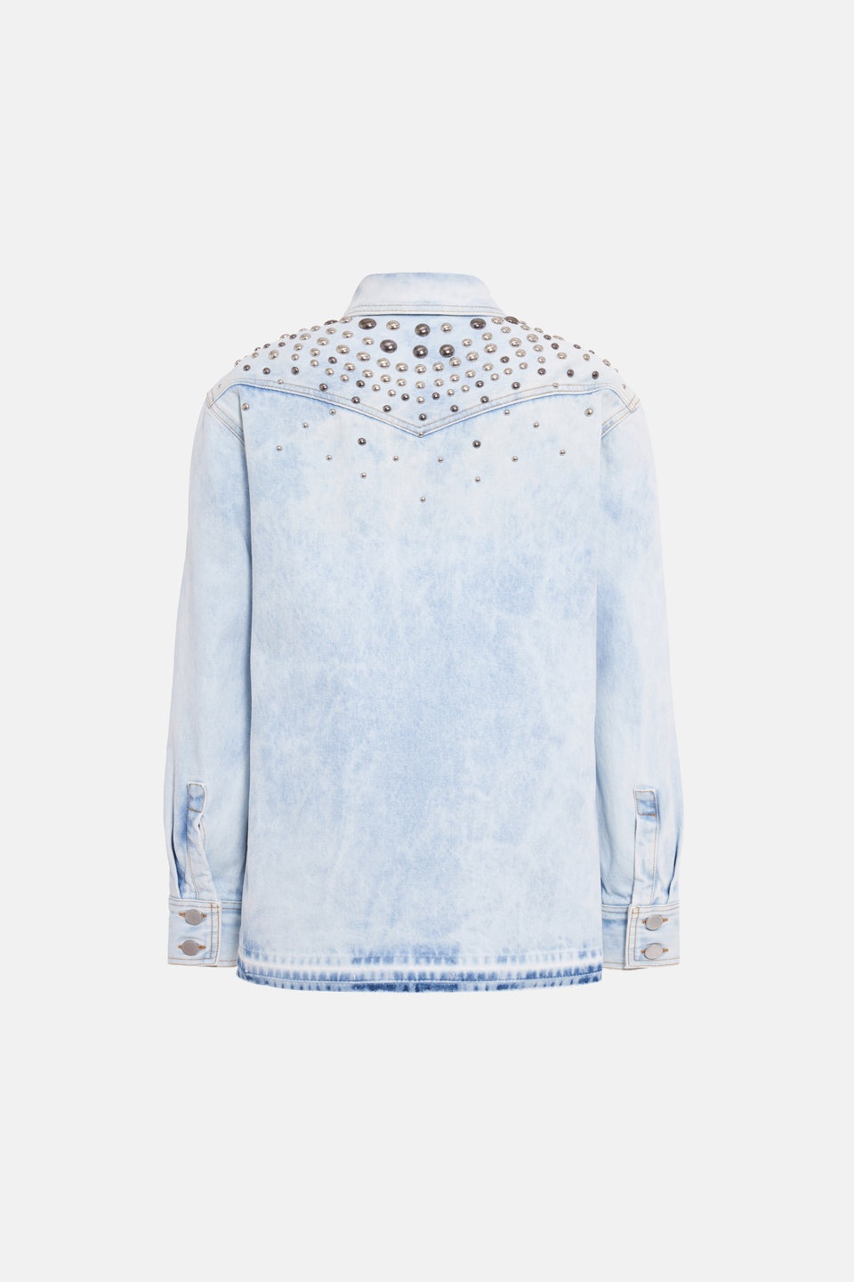 DENIM JACKET WITH STUDS - 2