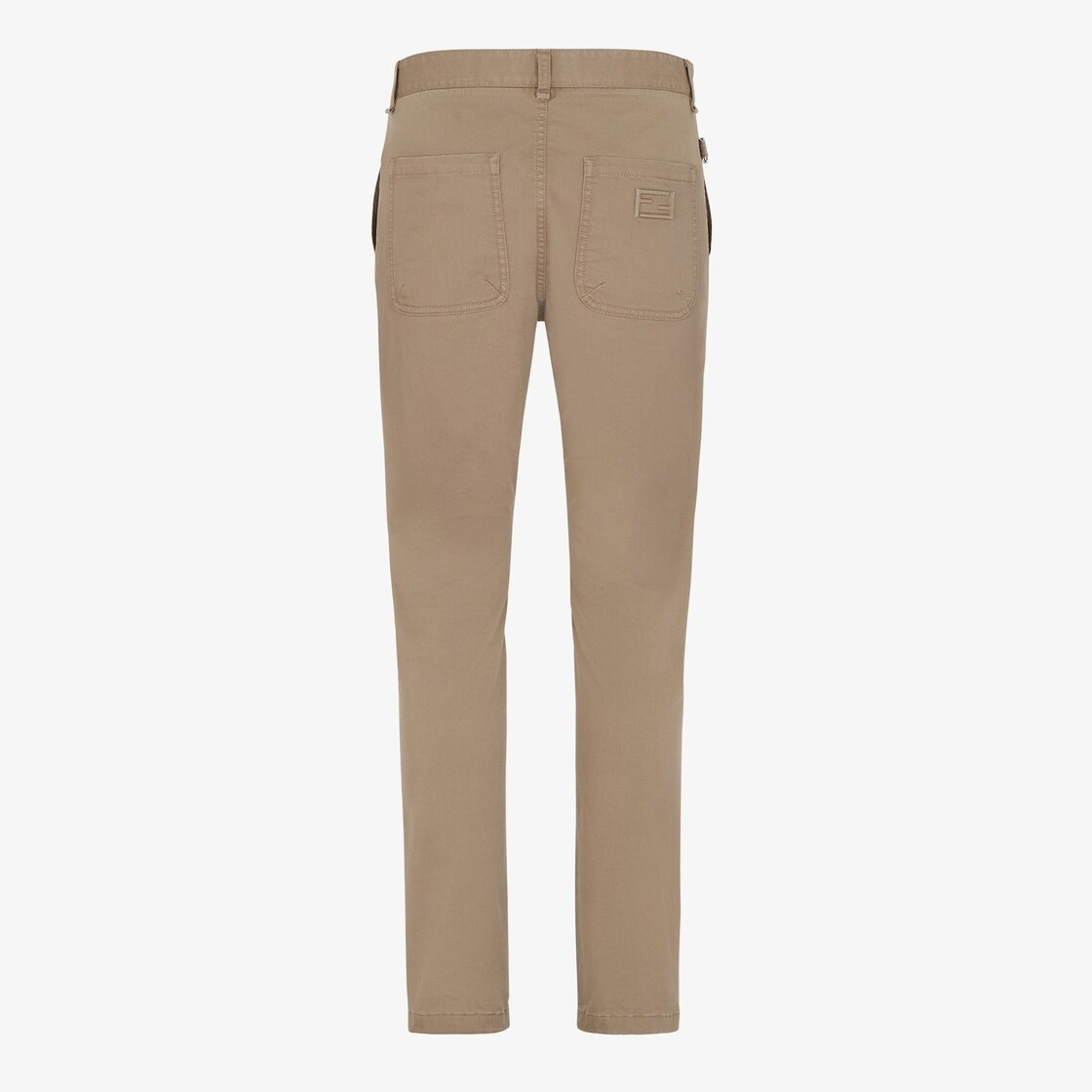 Beige gabardine pants - 2