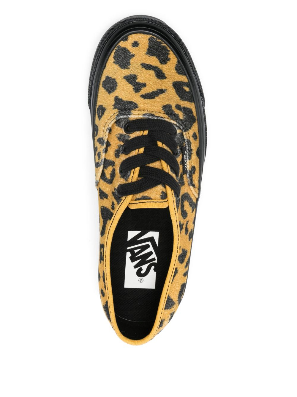 leopard-print sneakers - 4