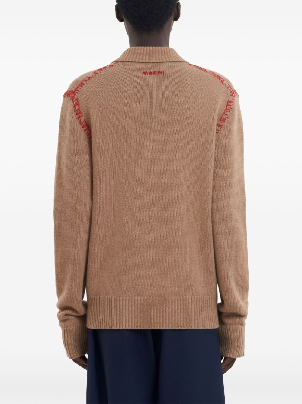 knitted polo shirt - 4