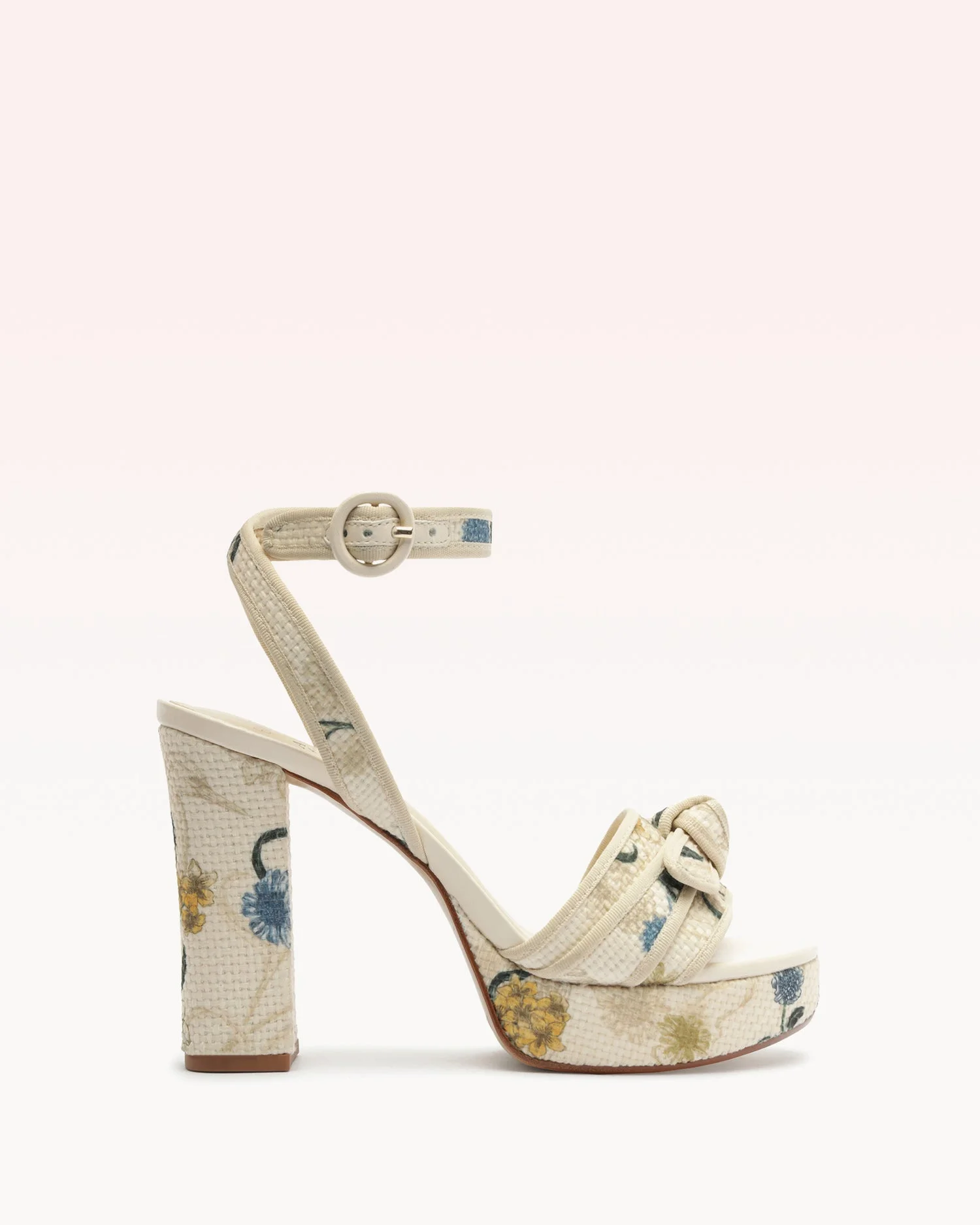 GROSGRAIN RAFFIA PLATFORM 120 LAGUNA - 1