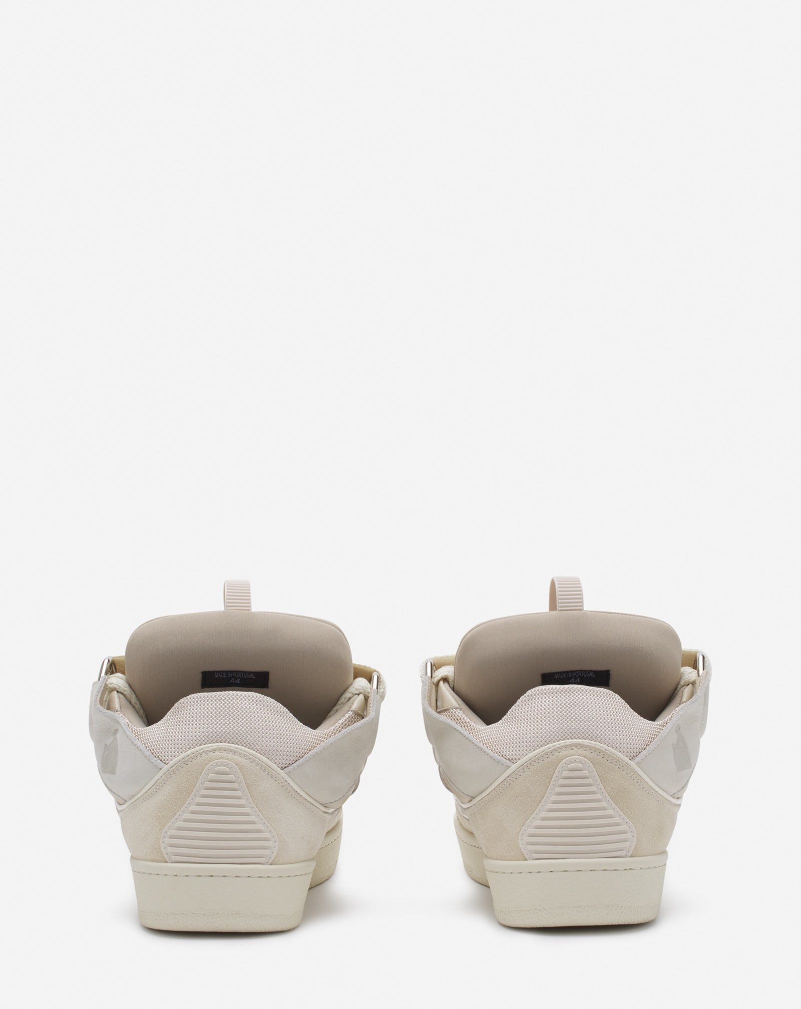 LEATHER CURB SNEAKERS - 4
