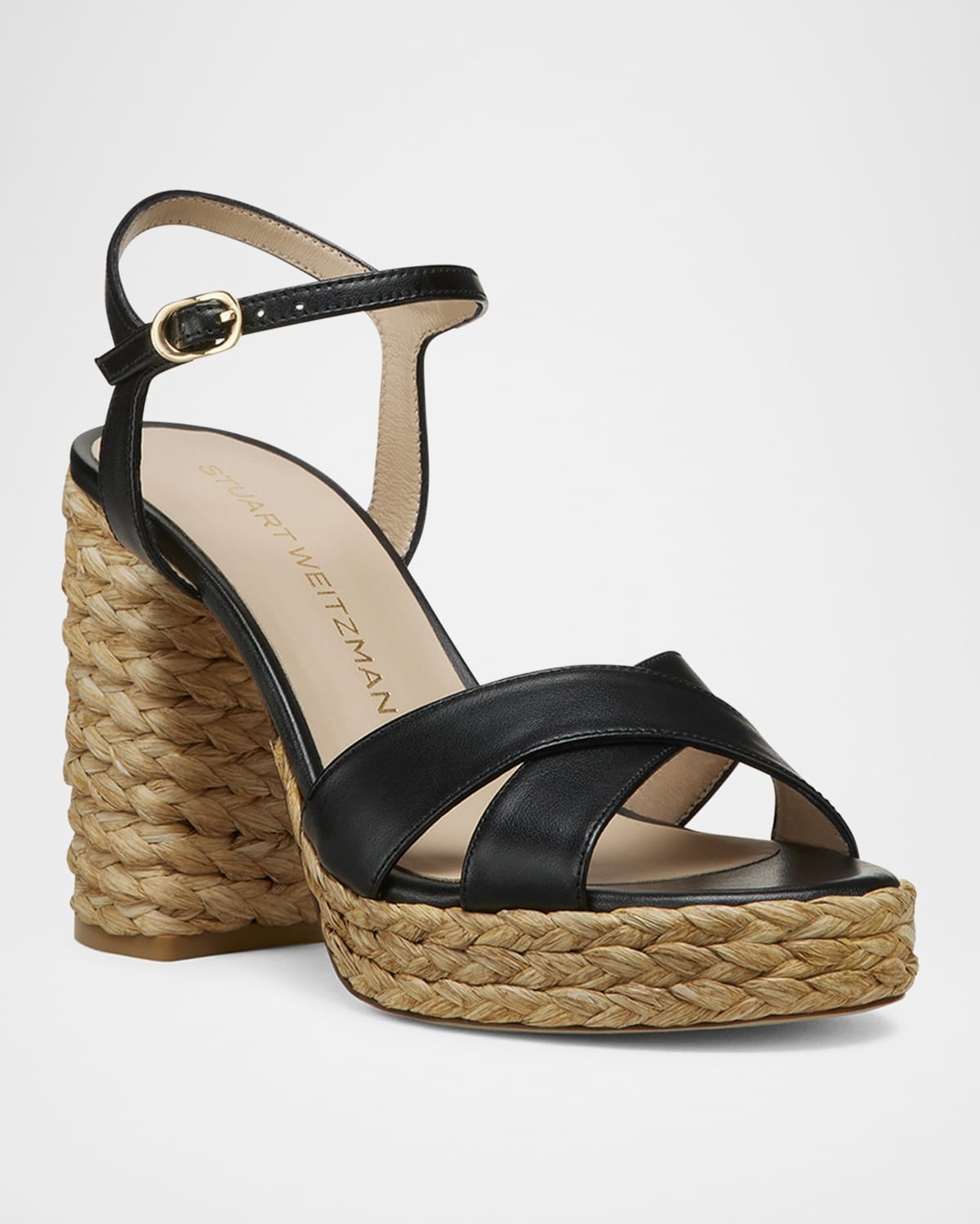 Dayna Leather Crisscross Platform Sandals - 2