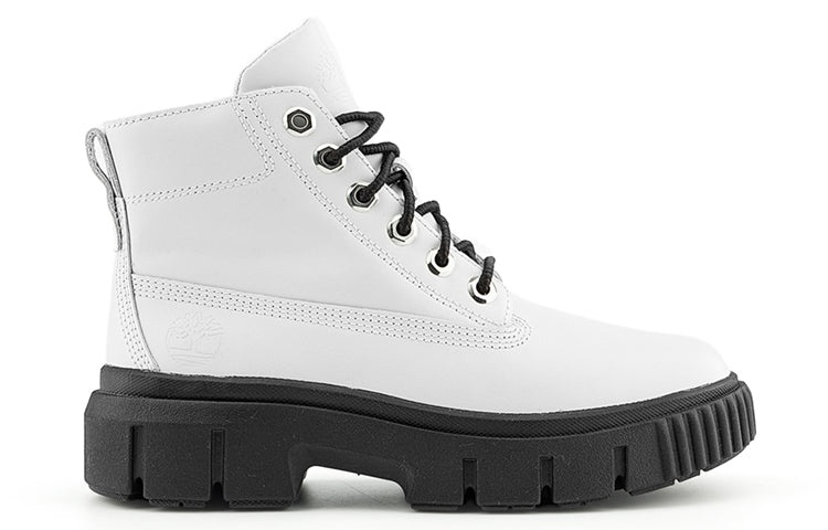 (WMNS) Timberland Greyfield Leather Boots 'White Full Grain' A41ZW-100 - 2