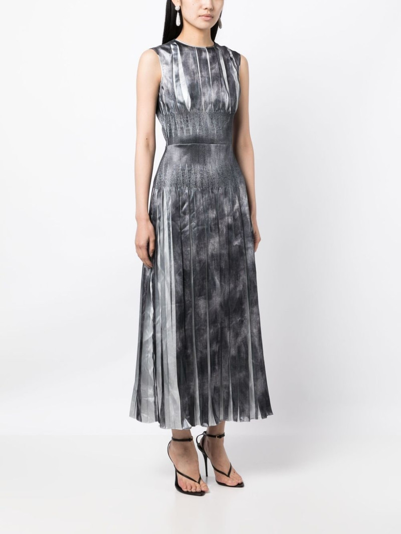 box-pleated sleeveless maxi dress 3