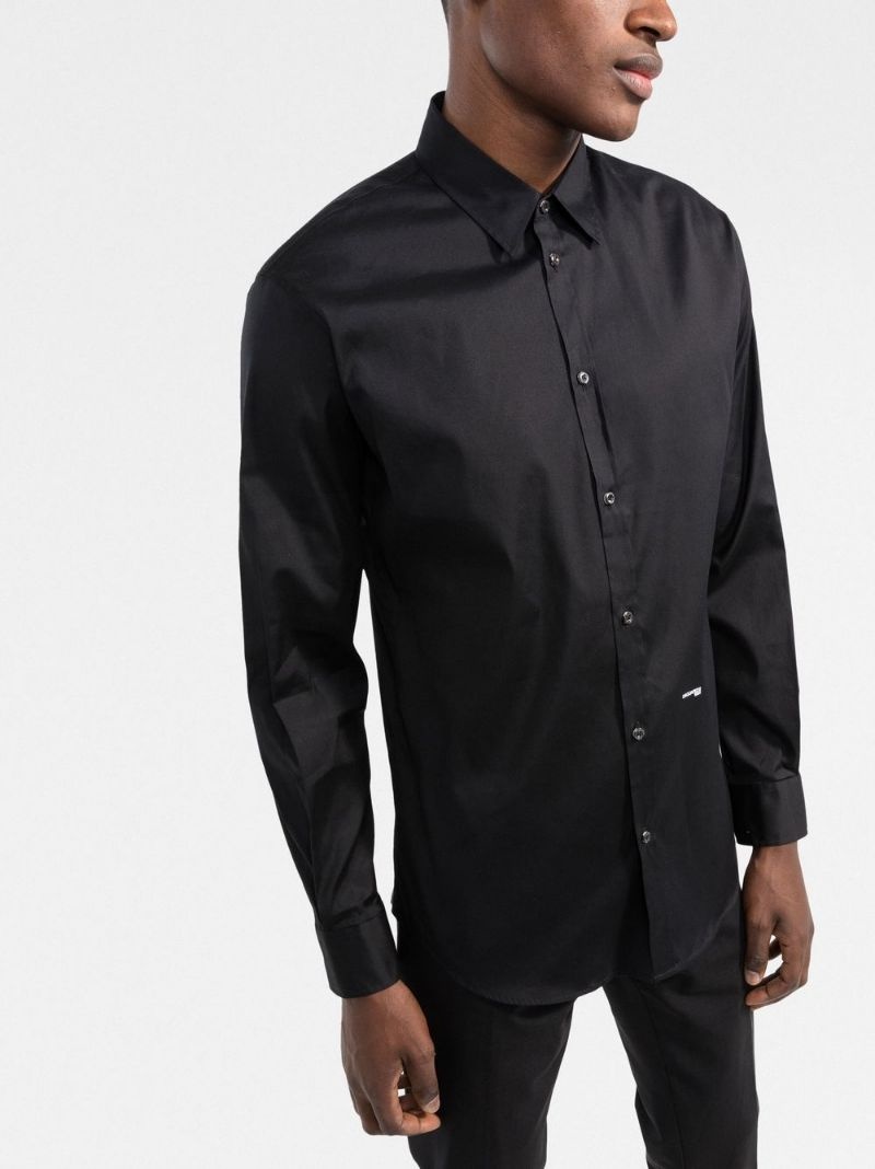 classic-collar poplin shirt - 3