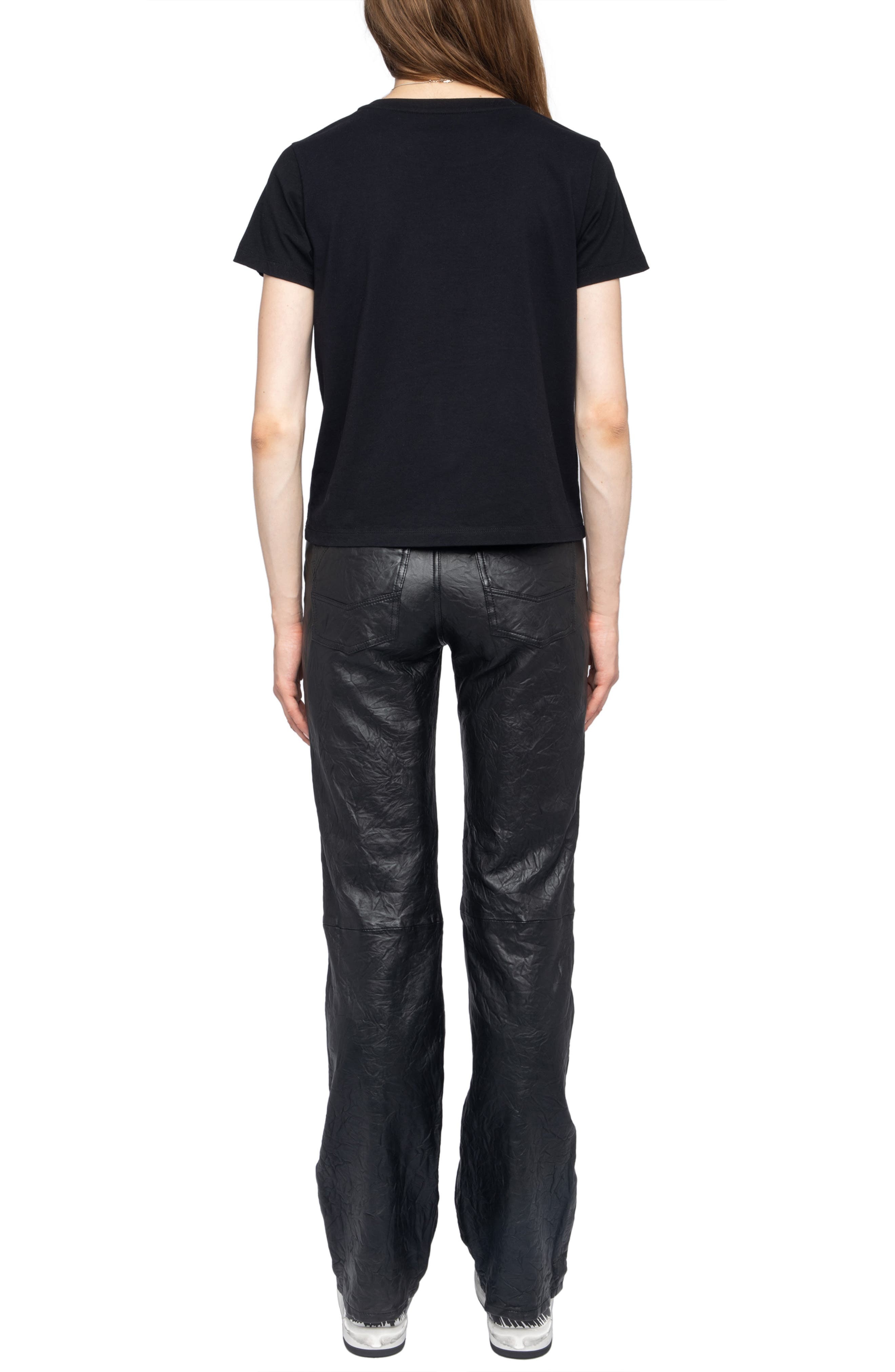 Zadig & Voltaire Alys Voltaire Paris Cotton Graphic T-Shirt in Black at Nordstrom - 7
