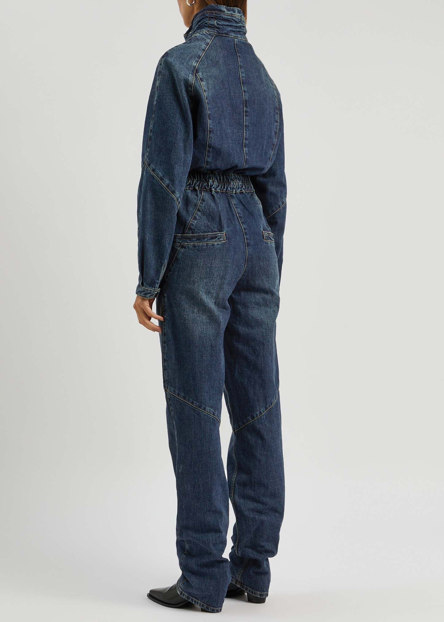 Isabel Marant Kimea denim jumpsuit | harveynichols | REVERSIBLE