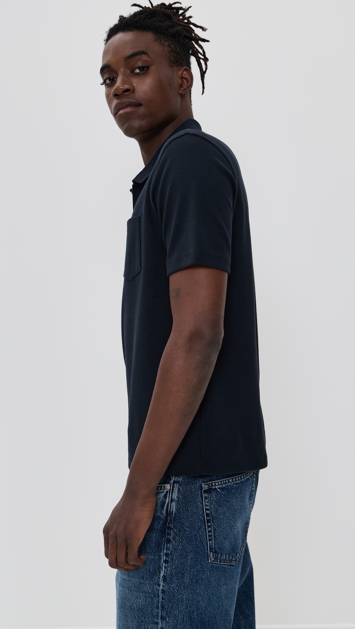 Mesh Knit Johnny Polo - 3