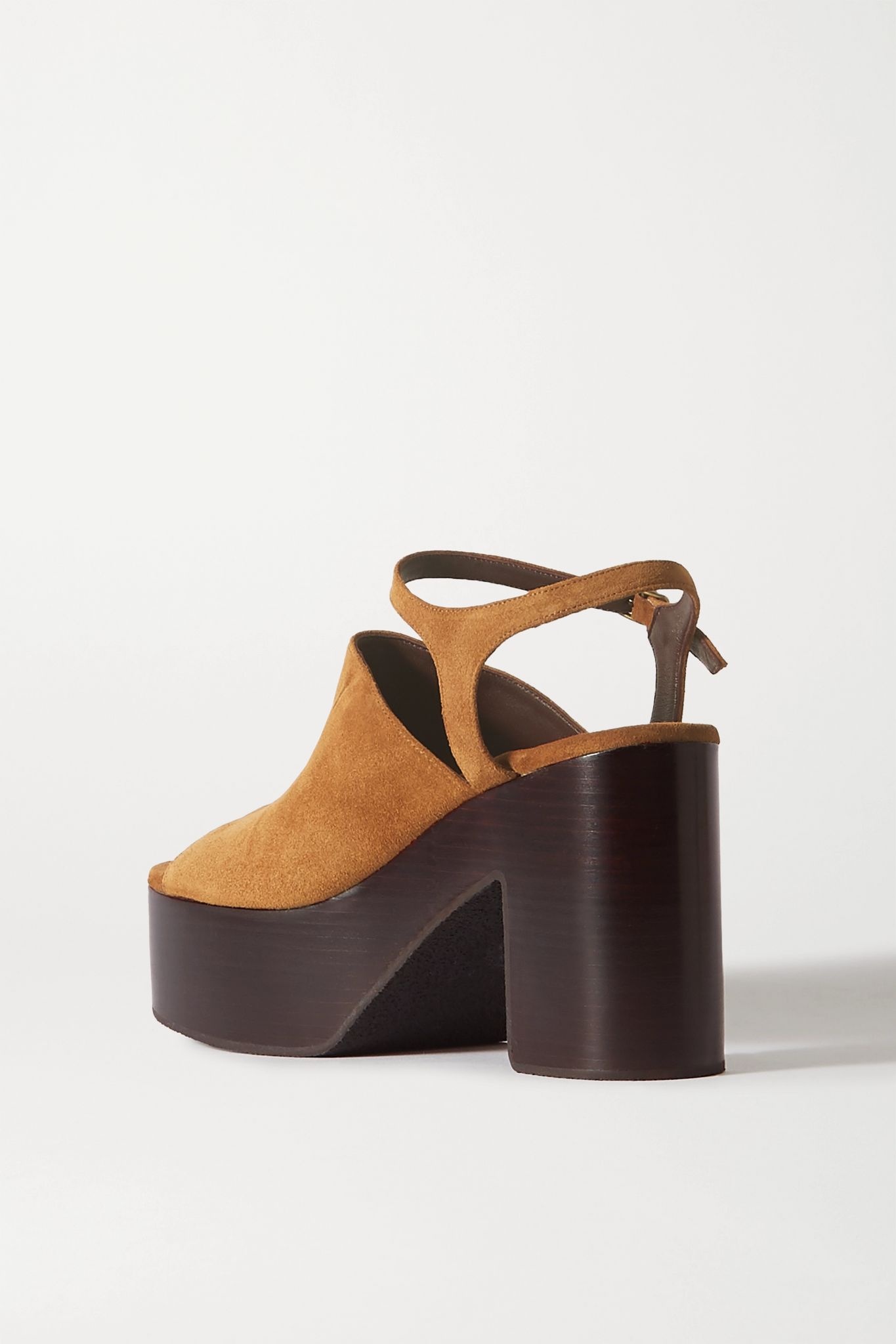 Suede platform sandals  - 3