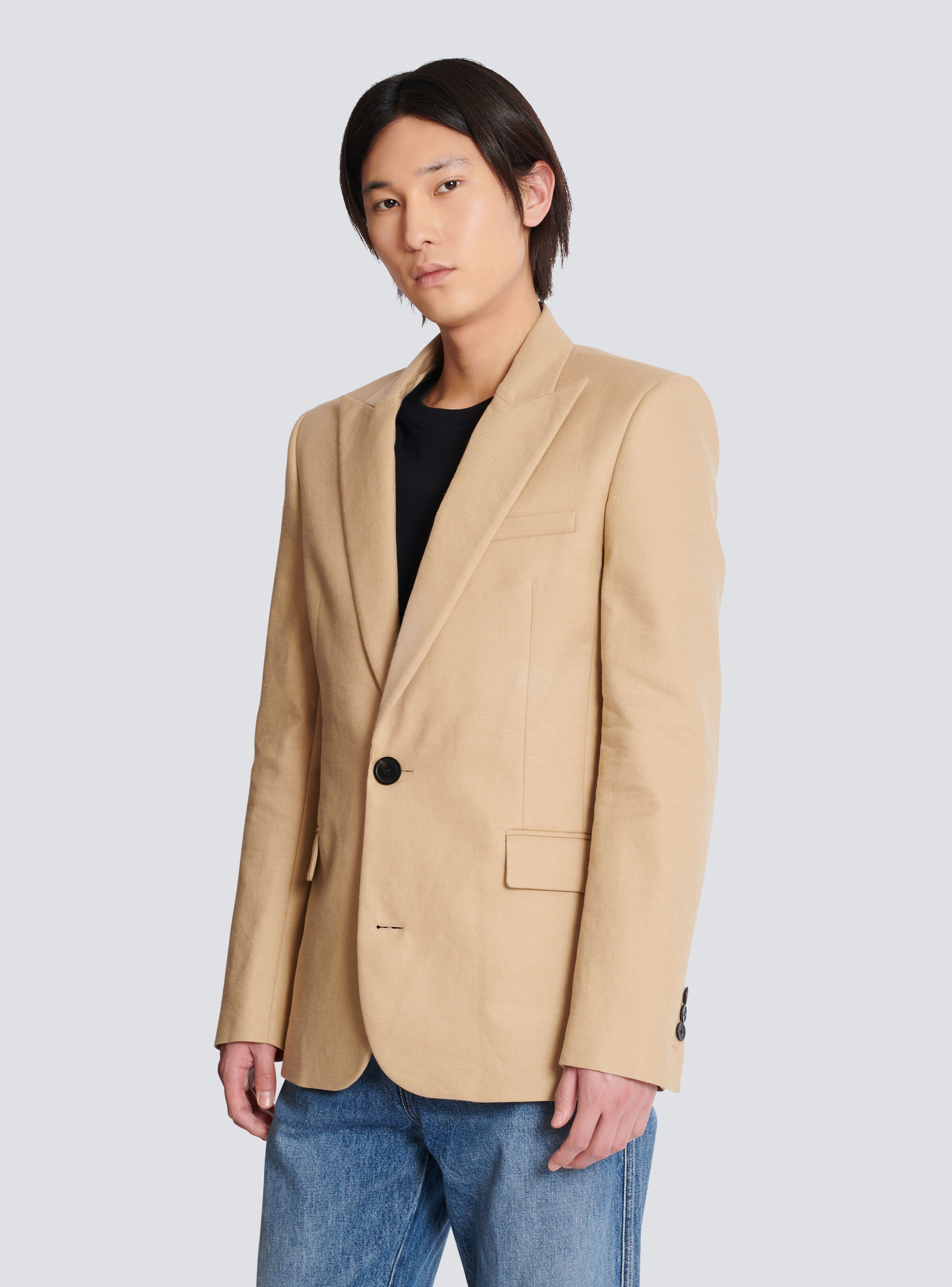 Canvas 2-button jacket - 7