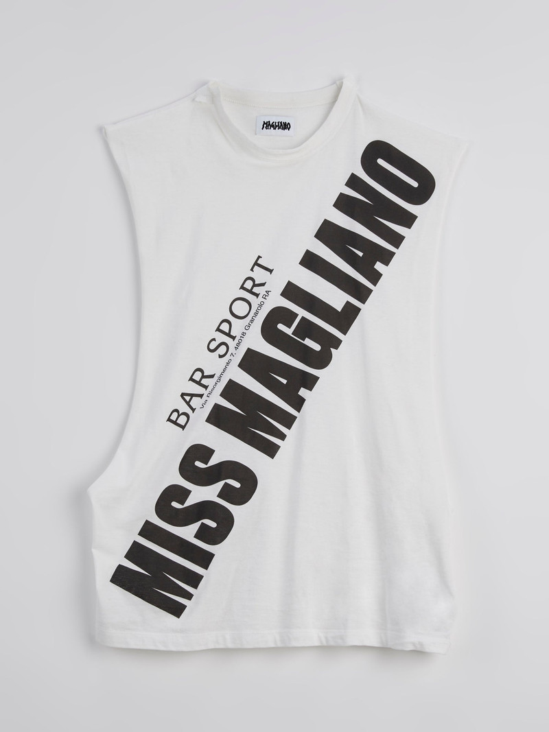 Miss Magliano Tank Top Merch White - 1