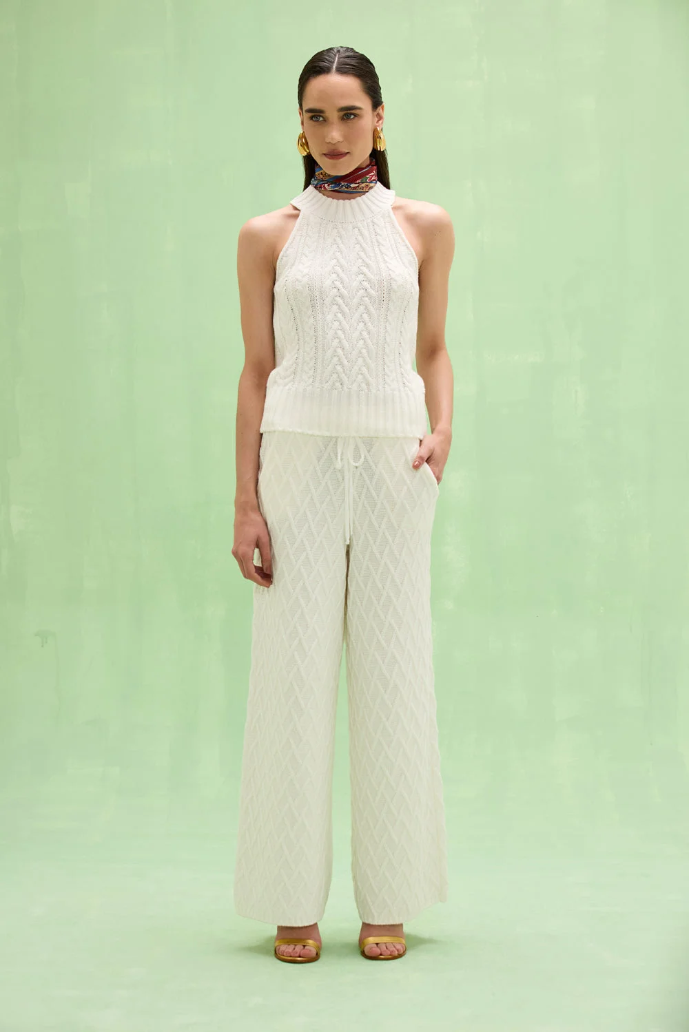 CELIA KNIT PANTS - 1