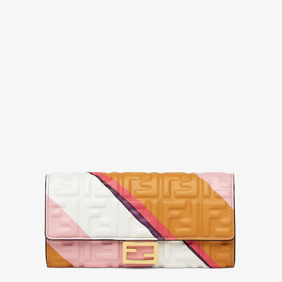 White nappa leather wallet - 1
