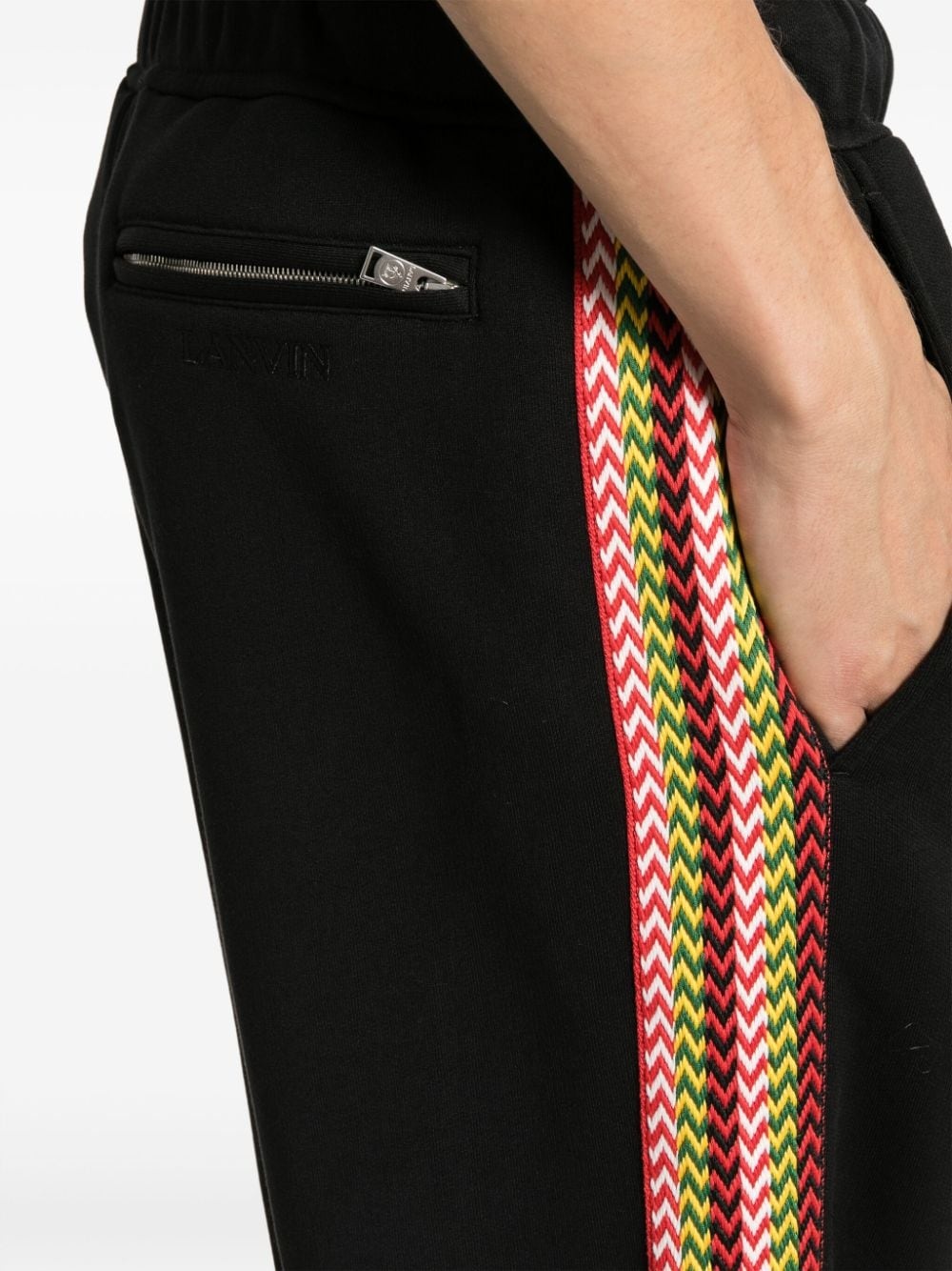 Side Curb cotton track pants - 5
