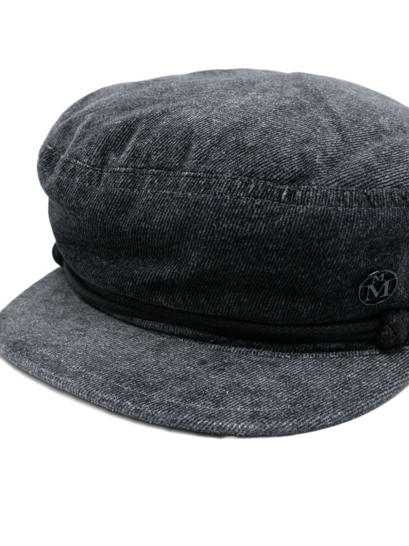 MAISON MICHEL logo-plaque beret outlook